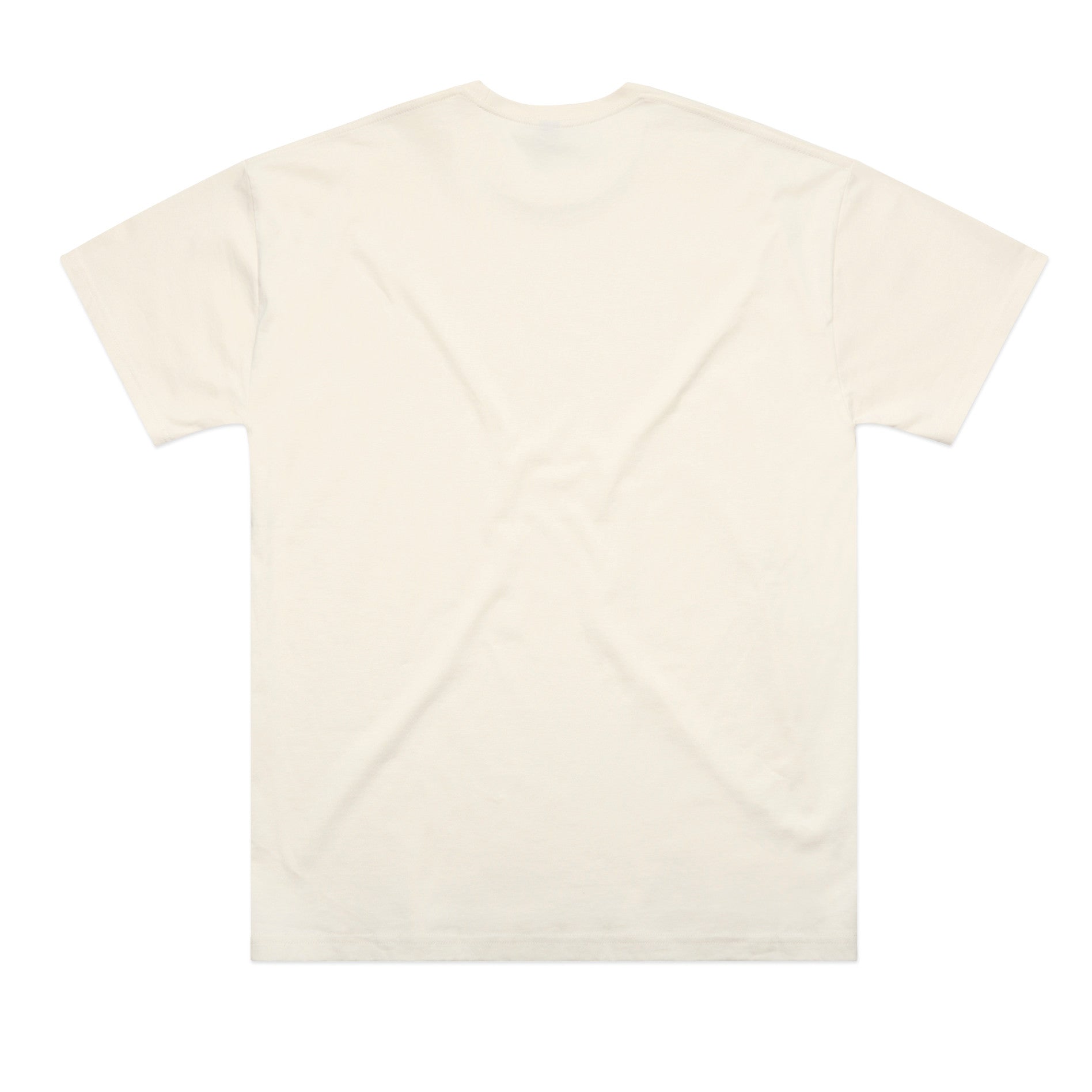 AS Colour Classic Oversized Tee 5069 - Ecru Back - Custom Printed - Print Blanc