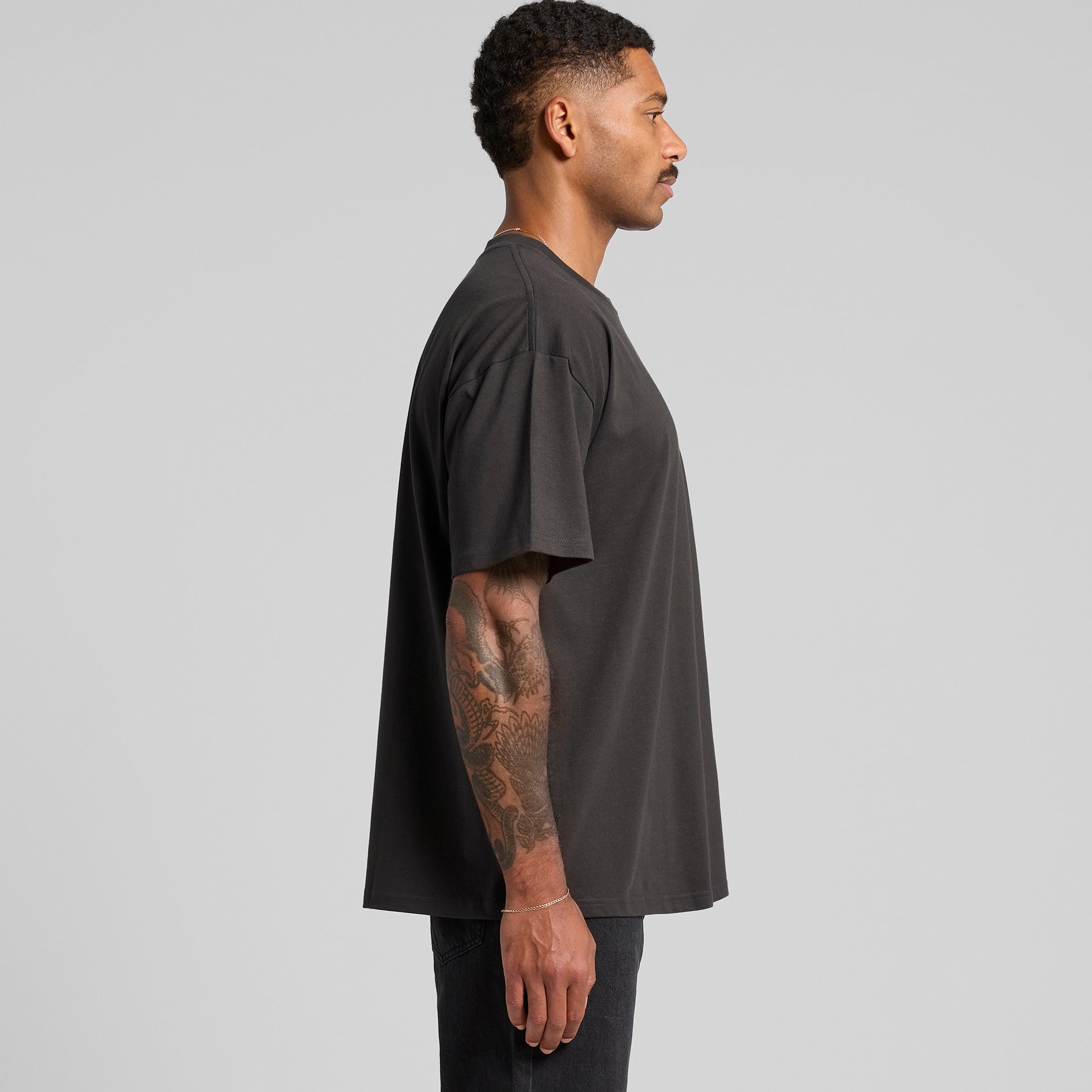 AS Colour Classic Oversized Tee 5069 - Main Side - Custom Printed - Print Blanc