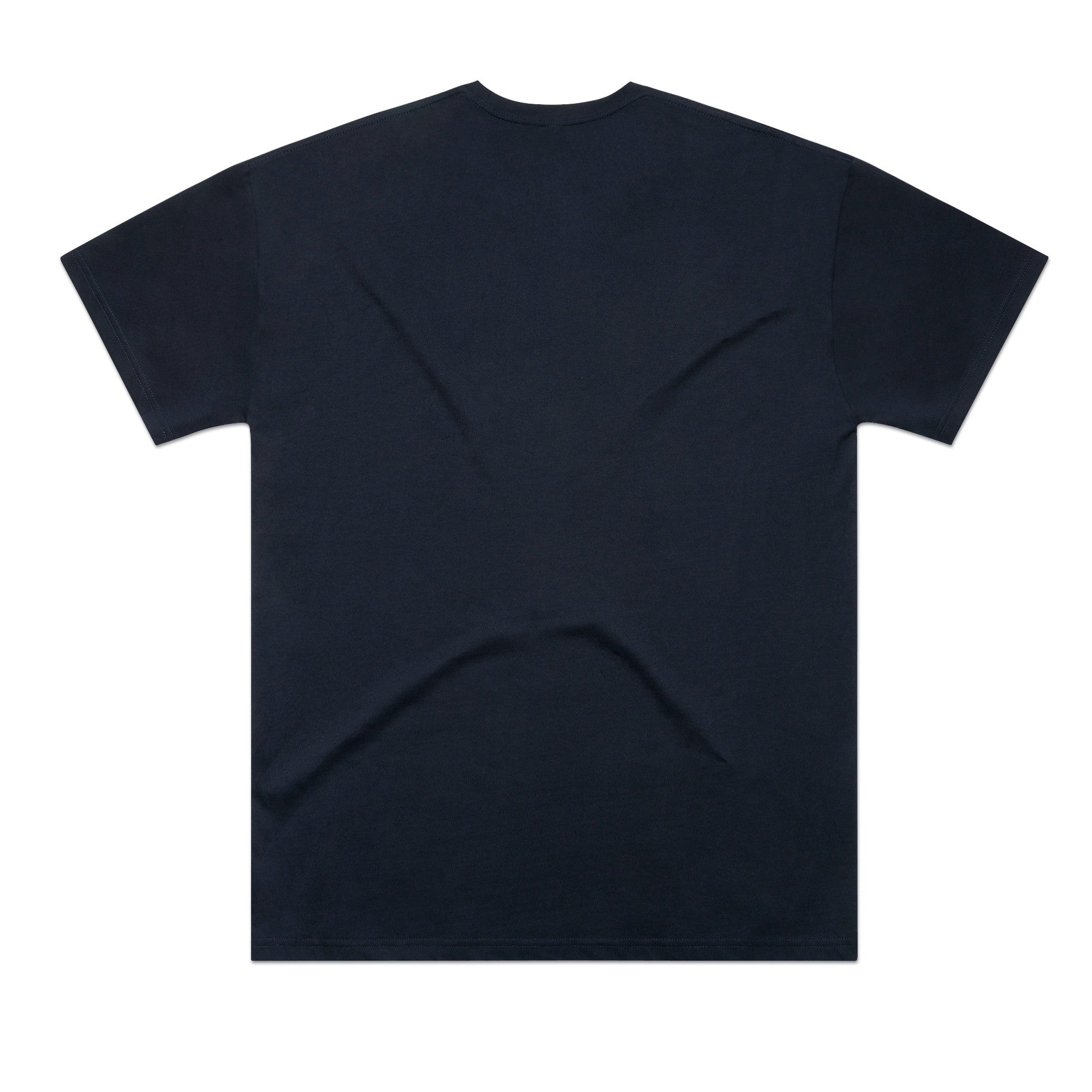 AS Colour Classic Oversized Tee 5069 - Navy Back - Custom Printed - Print Blanc