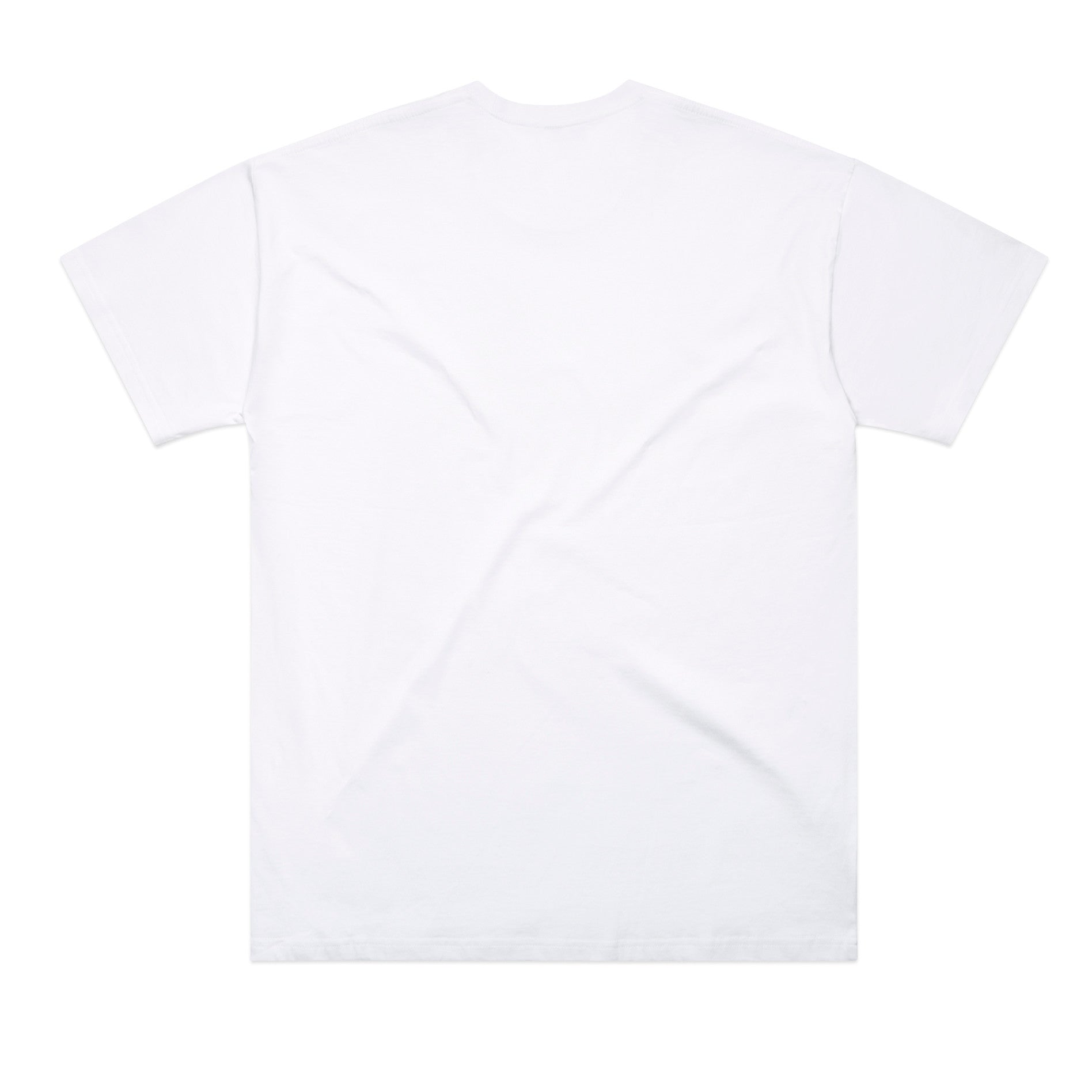 AS Colour Classic Oversized Tee 5069 - White Back - Custom Printed - Print Blanc
