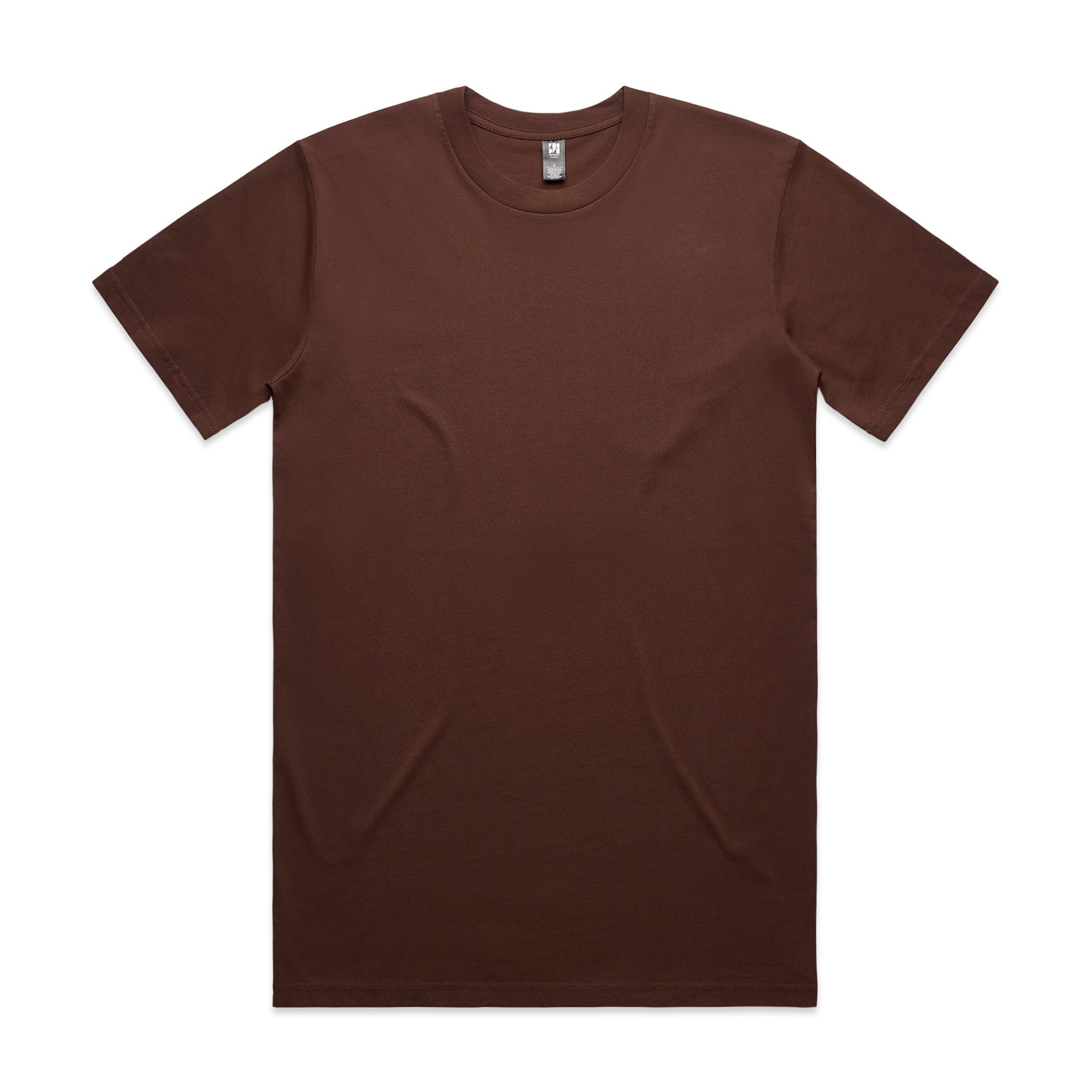 AS Colour Classic Tee 5026 - Chestnut Front - Custom Printed - Print Blanc