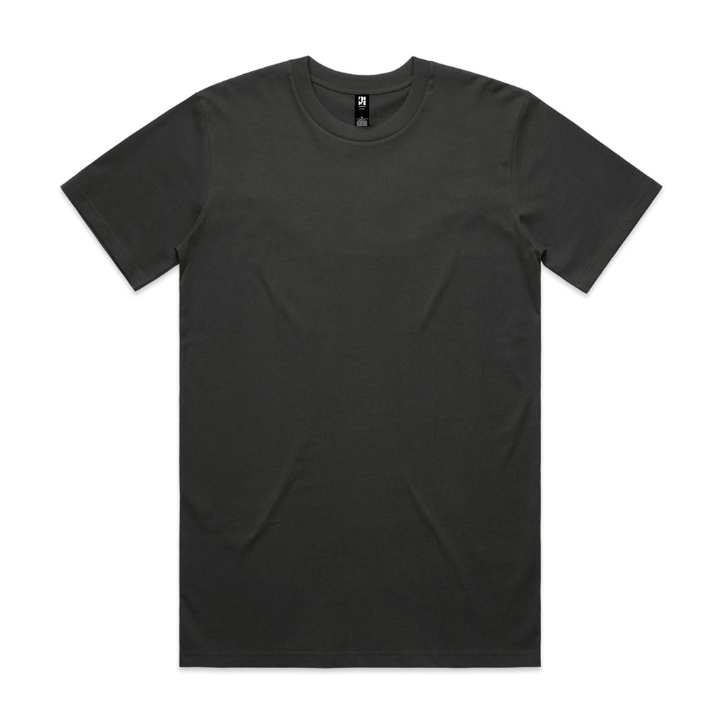 AS Colour Classic Tee 5026 - Coal Front - Custom Printed - Print Blanc