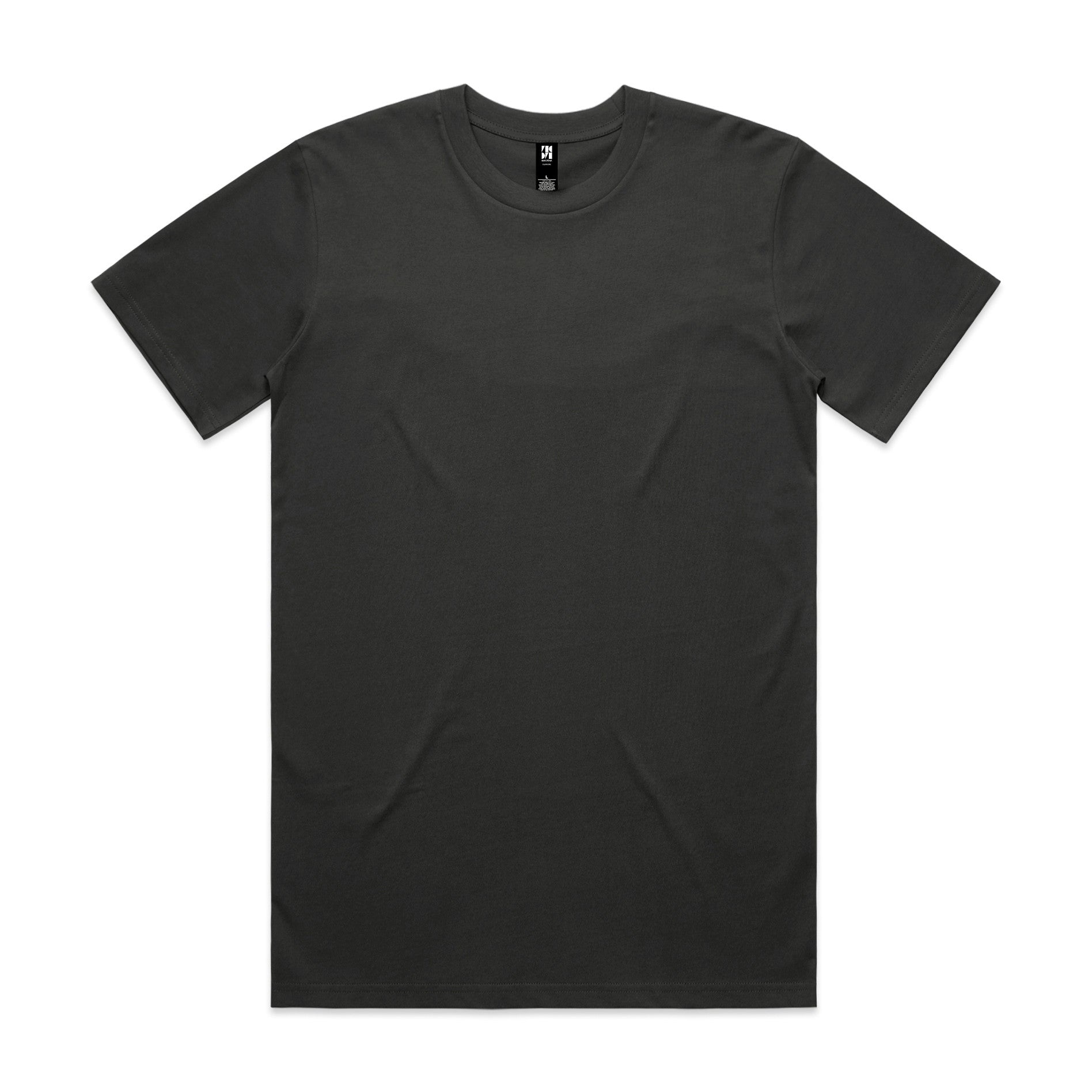 AS Colour Classic Tee 5026 - Coal Front - Custom Printed - Print Blanc