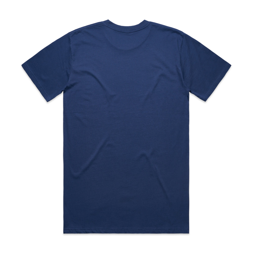 AS Colour Classic Tee 5026 - Cobalt Back - Custom Printed - Print Blanc