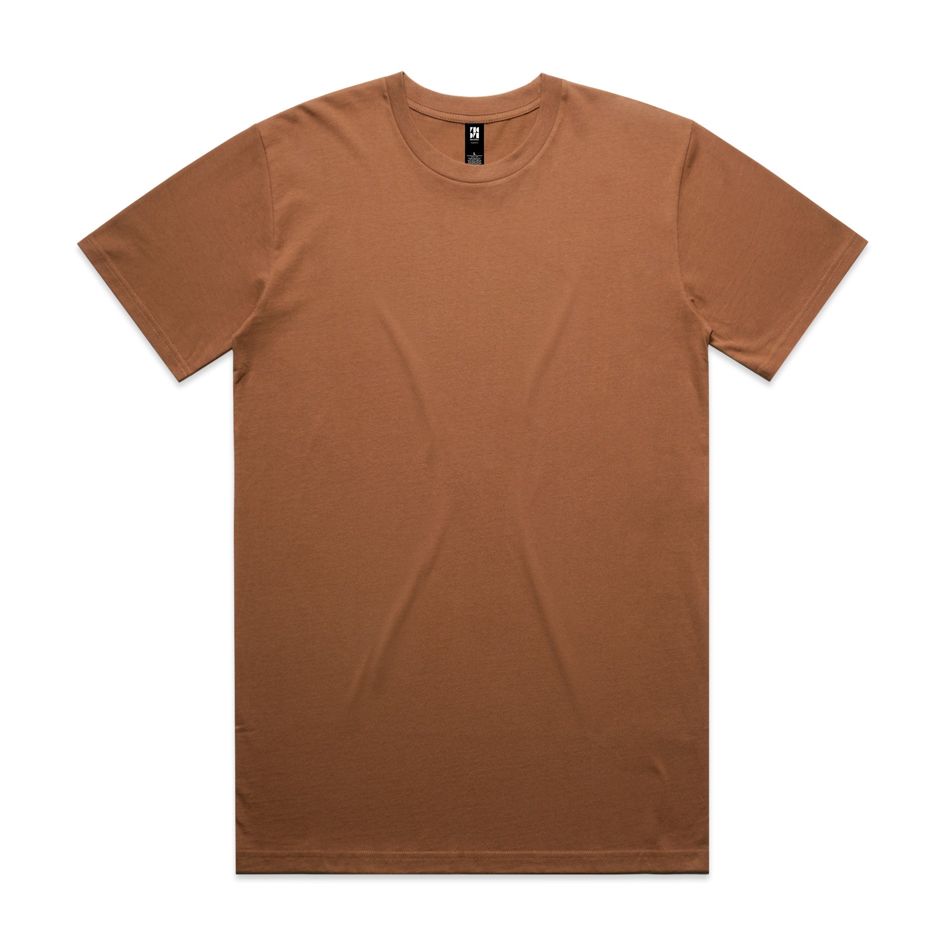 AS Colour Classic Tee 5026 - Cocoa Front - Custom Printed - Print Blanc