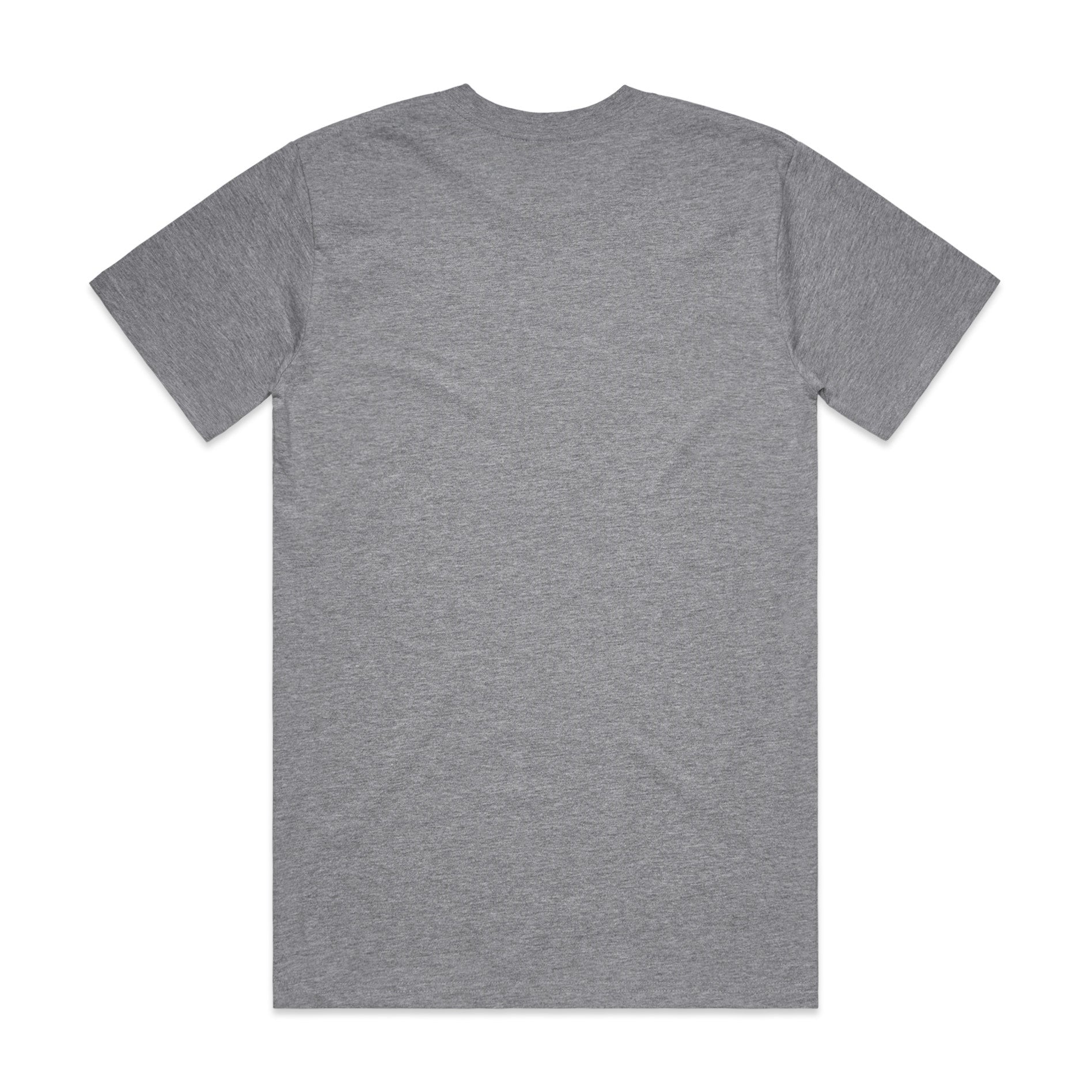AS Colour Classic Tee 5026 - Grey Marle Back - Custom Printed - Print Blanc
