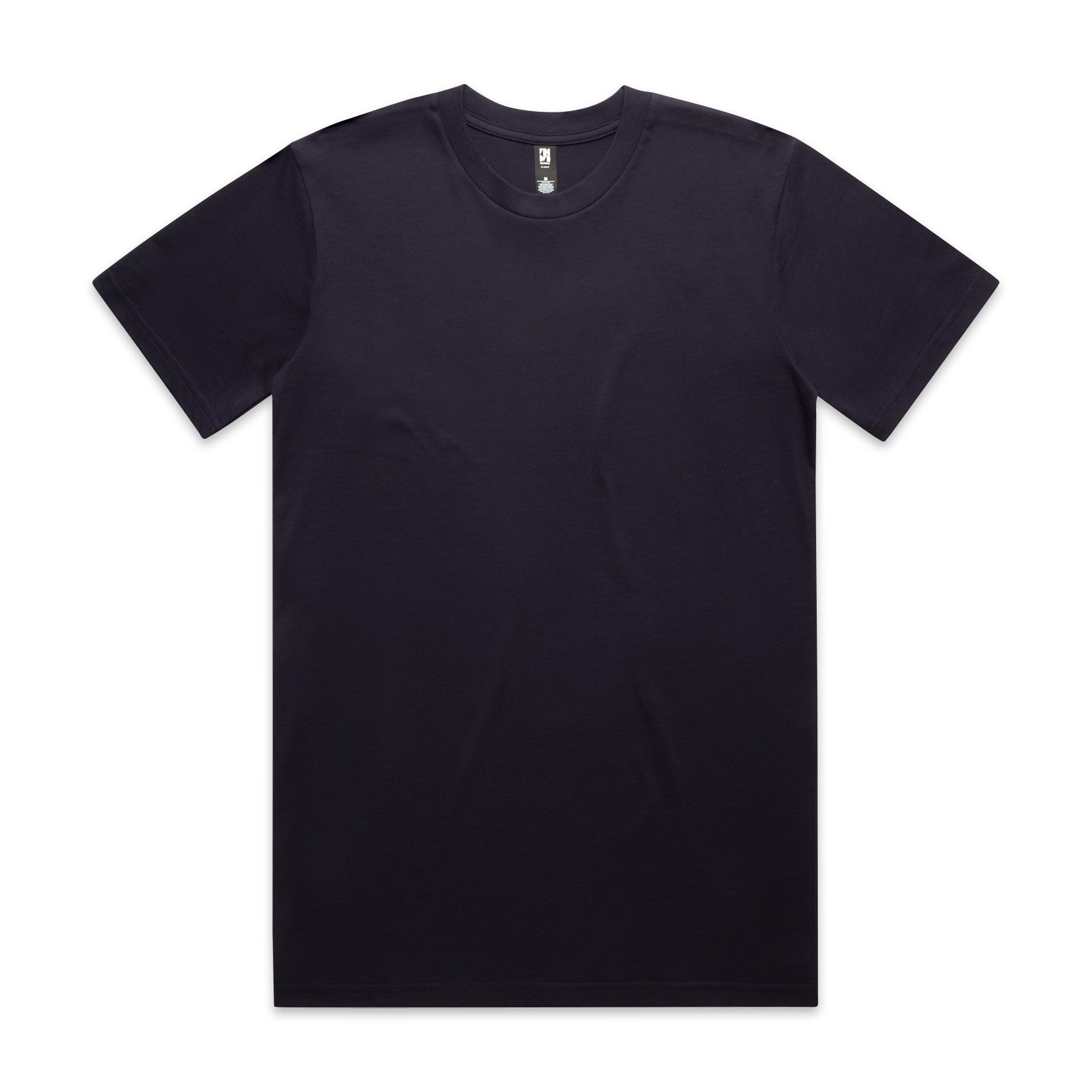 AS Colour Classic Tee 5026 - Ink Blue Front - Custom Printed - Print Blanc
