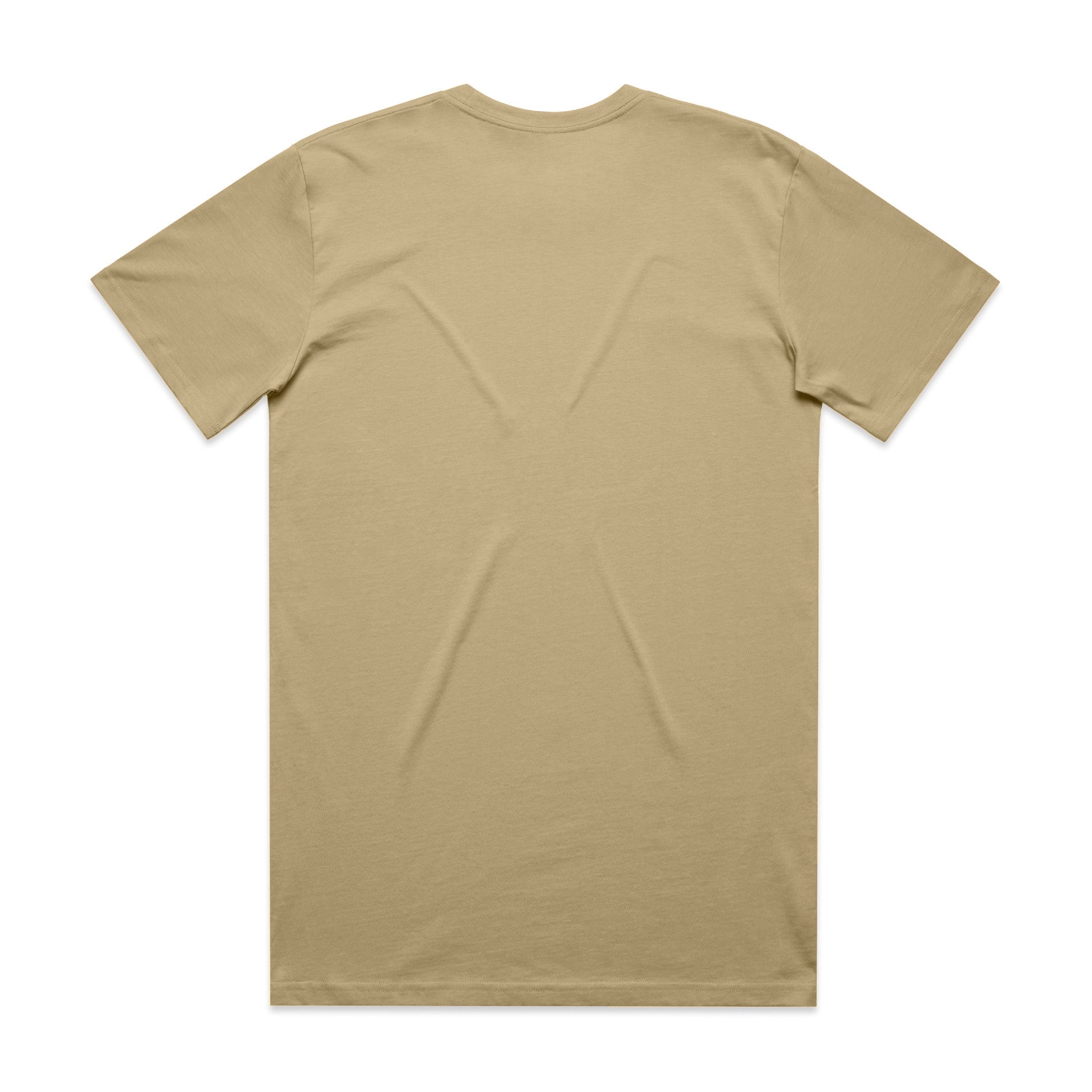 AS Colour Classic Tee 5026 - Khaki Back - Custom Printed - Print Blanc
