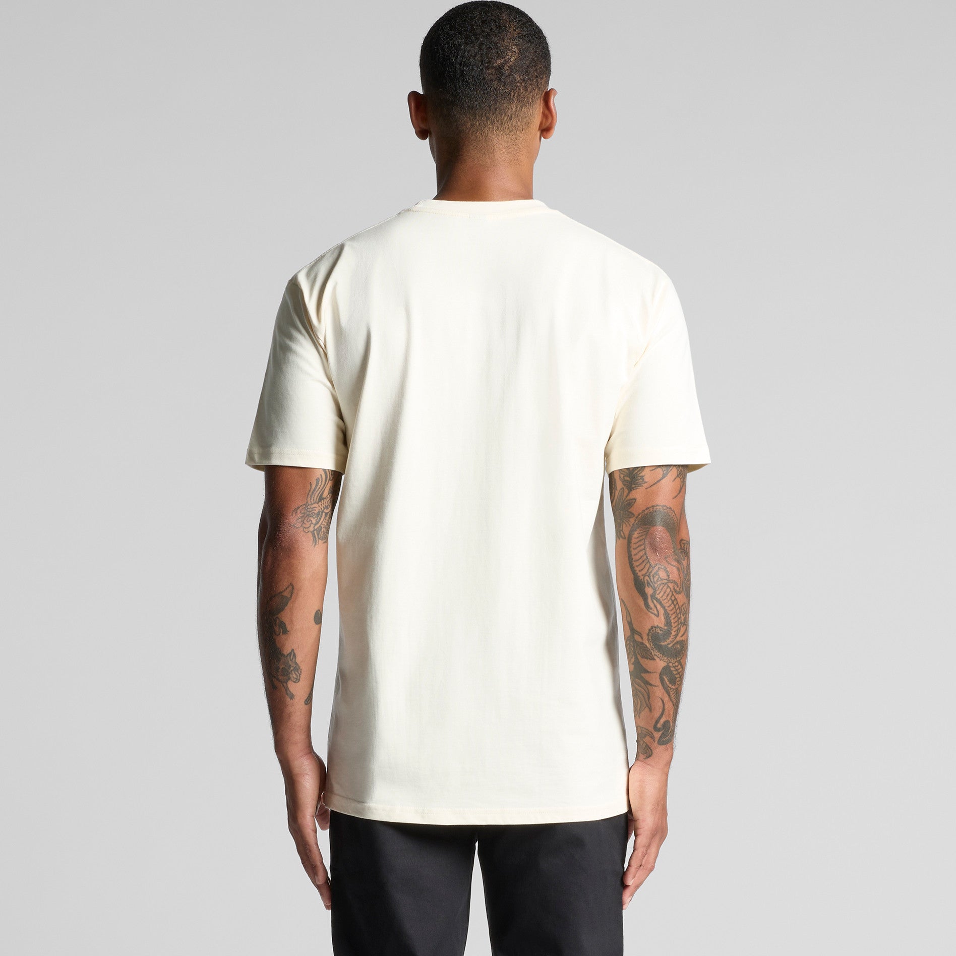 AS Colour Classic Tee 5026 - Main Back - Custom Printed - Print Blanc