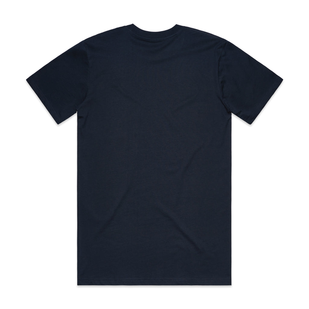AS Colour Classic Tee 5026 - Navy Back - Custom Printed - Print Blanc