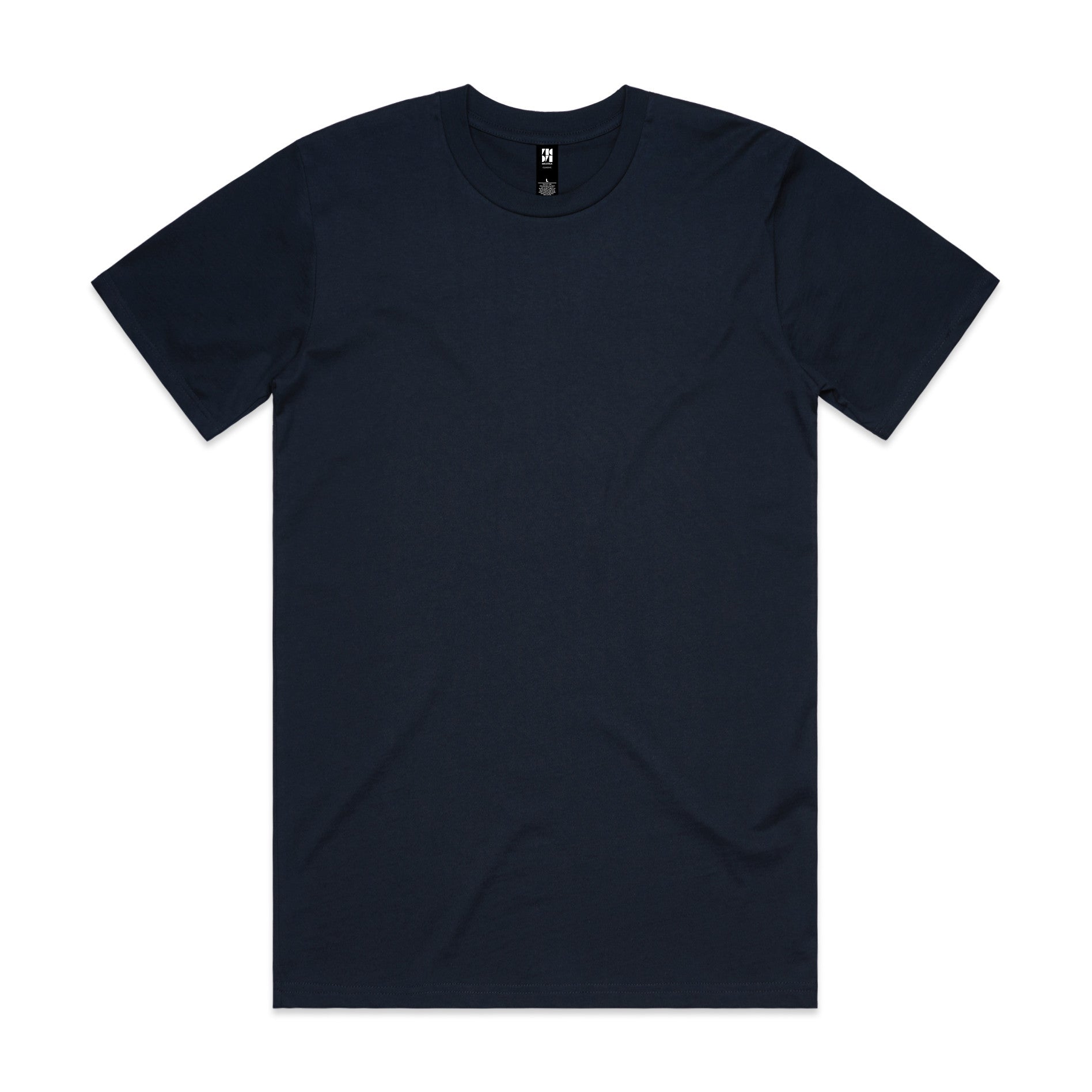 AS Colour Classic Tee 5026 - Navy Front - Custom Printed - Print Blanc