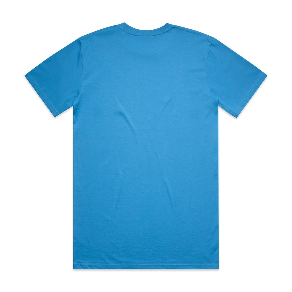 AS Colour Classic Tee 5026 - Ocean Back - Custom Printed - Print Blanc