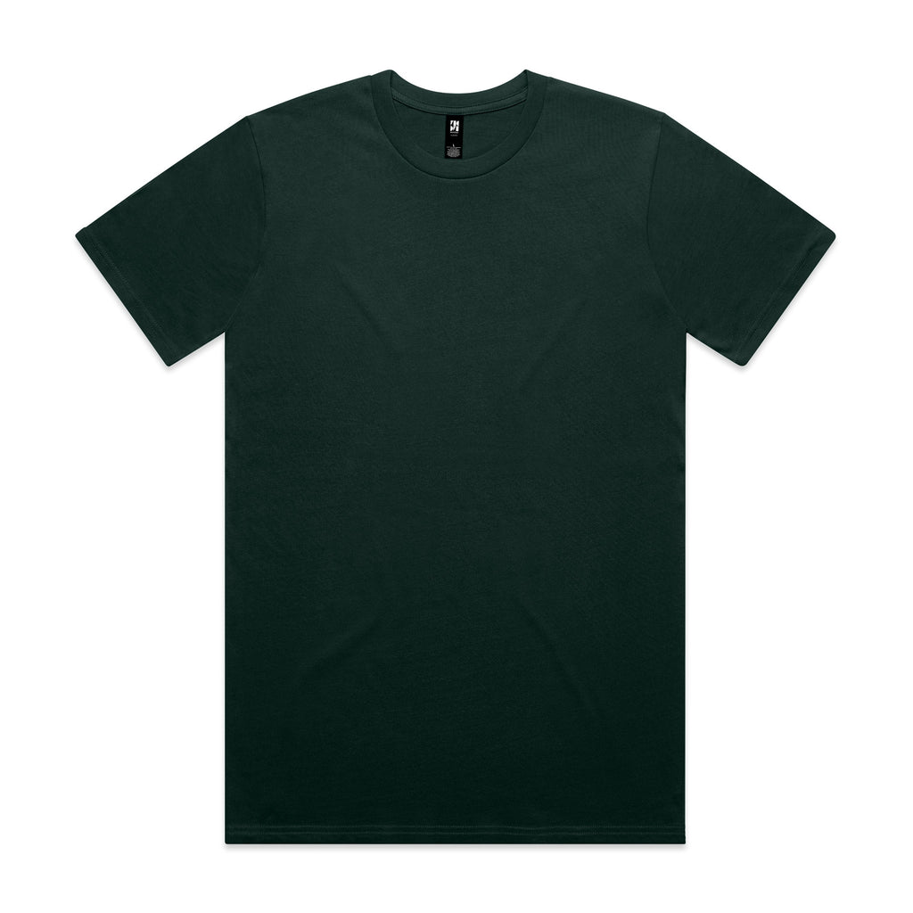 AS Colour Classic Tee 5026 - Pine Green Front - Custom Printed - Print Blanc