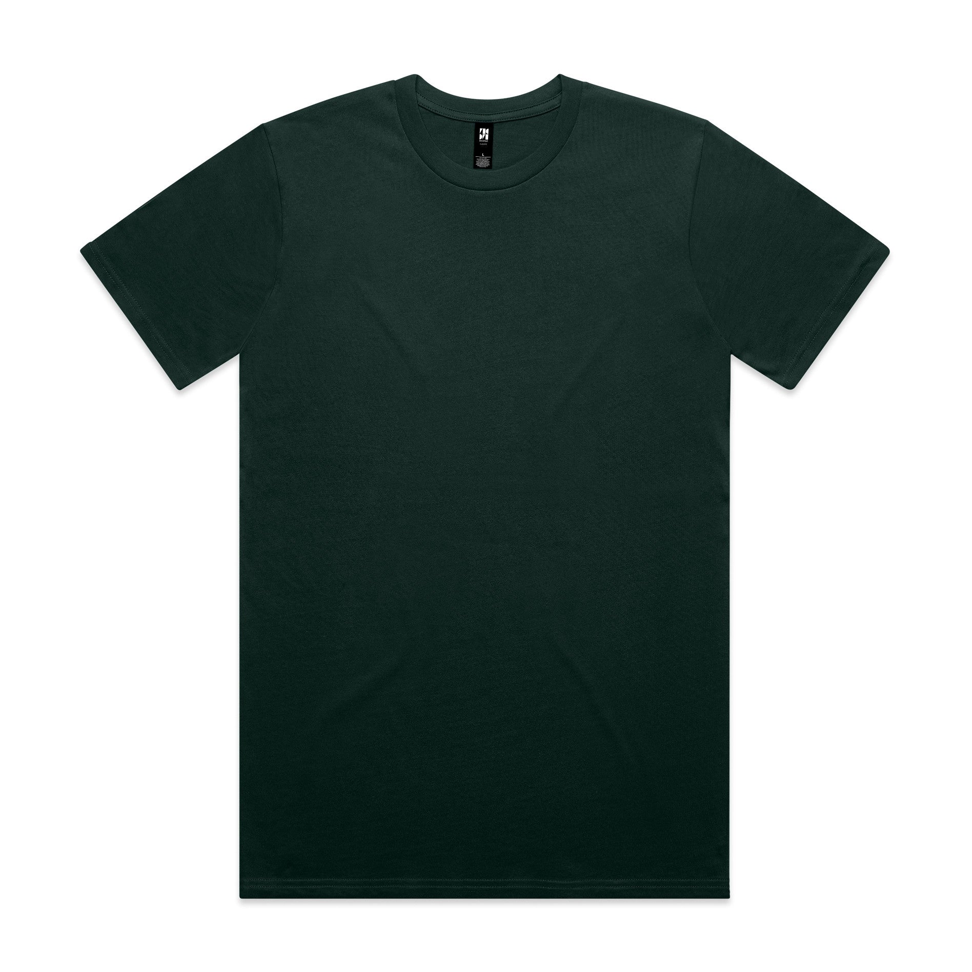 AS Colour Classic Tee 5026 - Pine Green Front - Custom Printed - Print Blanc