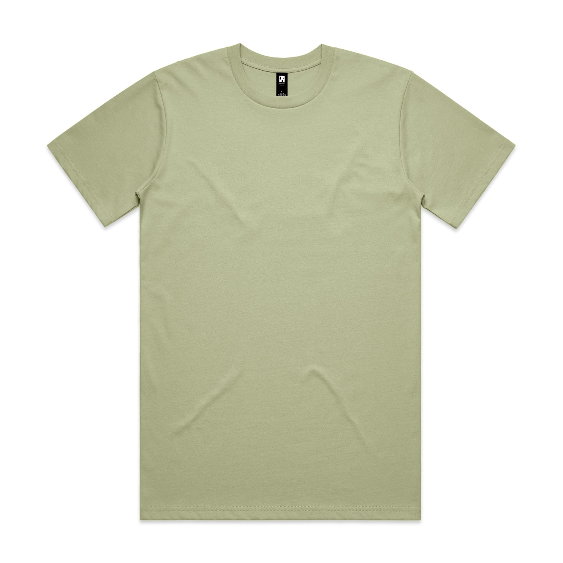 AS Colour Classic Tee 5026 - Pistachio Front - Custom Printed - Print Blanc
