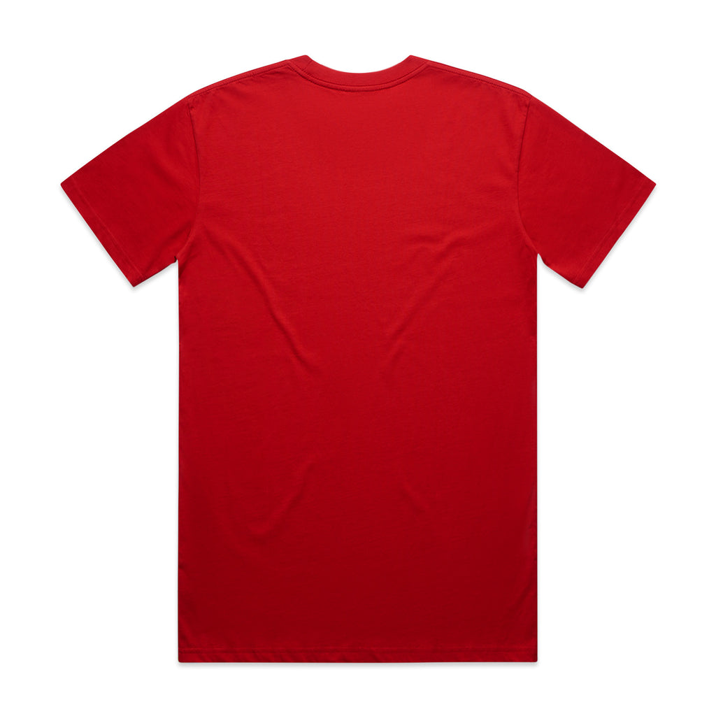 AS Colour Classic Tee 5026 - Red Back - Custom Printed - Print Blanc