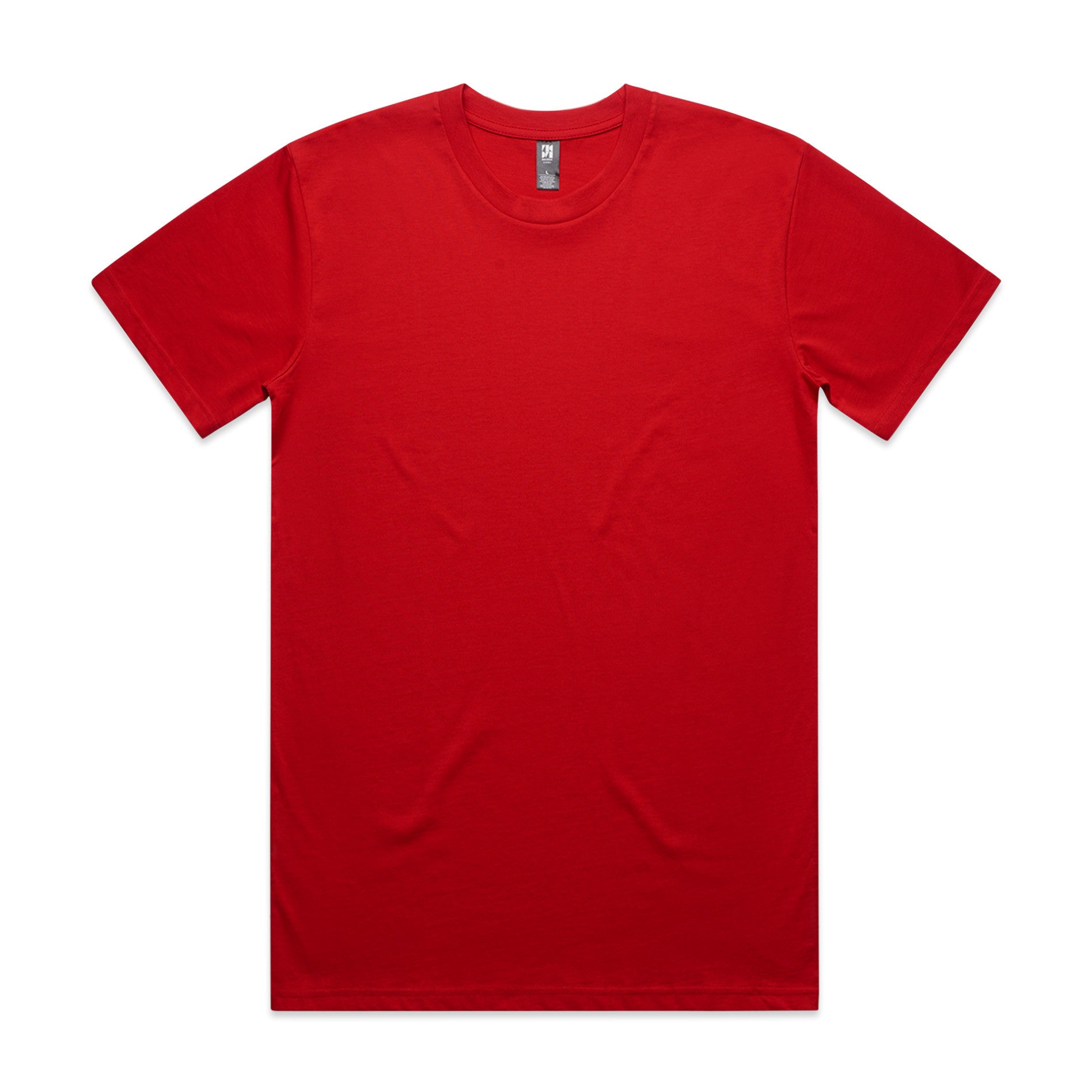 AS Colour Classic Tee 5026 - Red Front - Custom Printed - Print Blanc