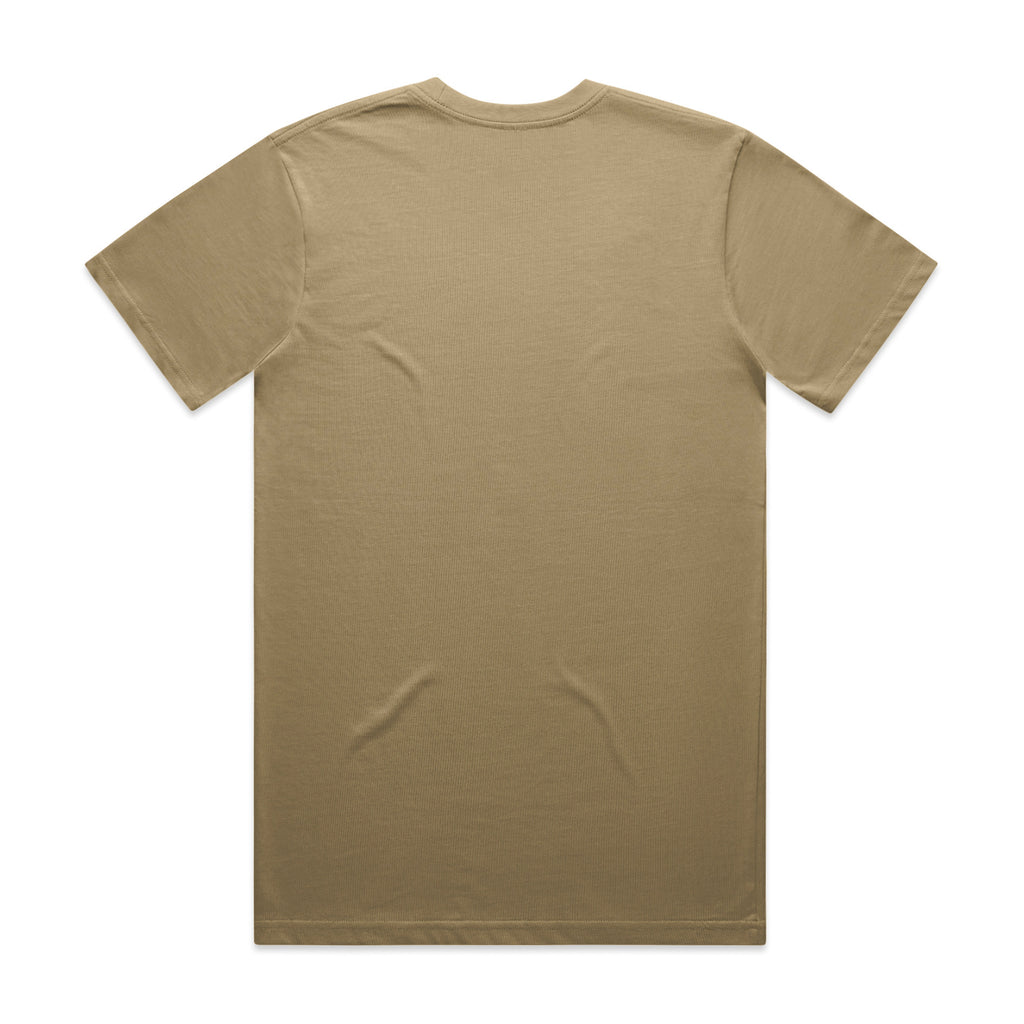 AS Colour Classic Tee 5026 - Sand Back - Custom Printed - Print Blanc
