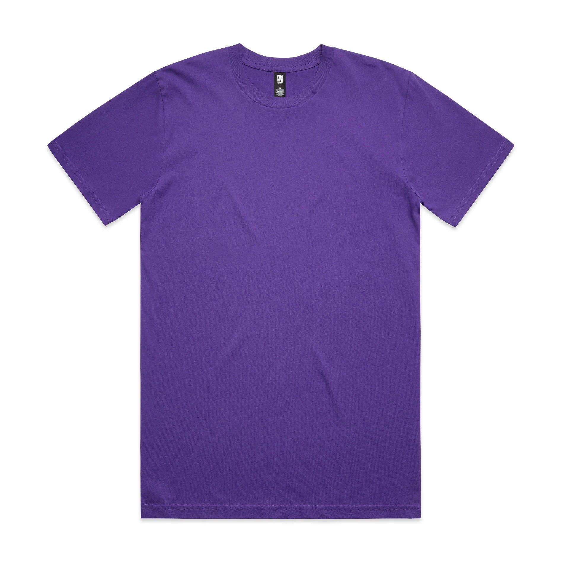 AS Colour Classic Tee 5026 - Violet Front - Custom Printed - Print Blanc