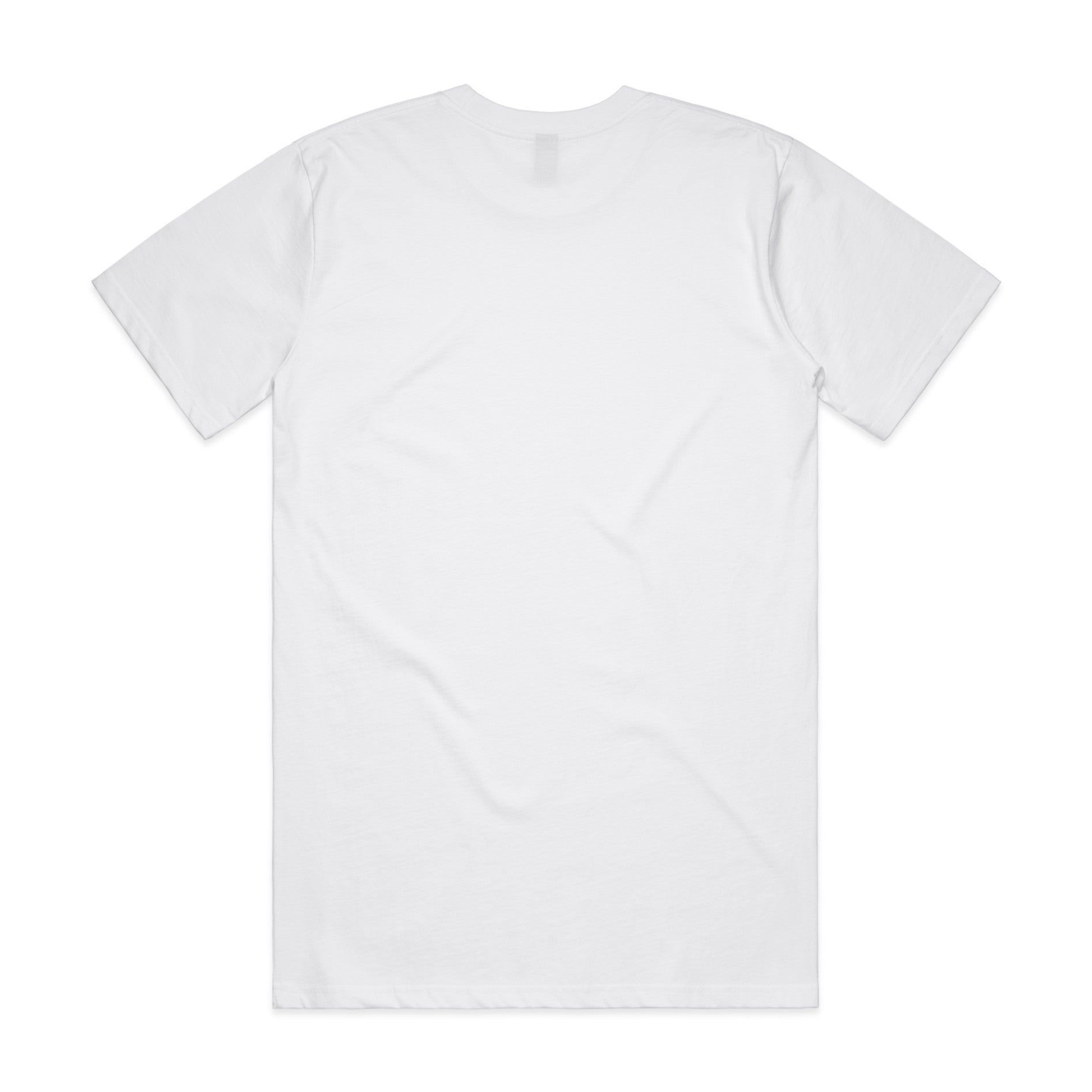 AS Colour Classic Tee 5026 - White Back - Custom Printed - Print Blanc