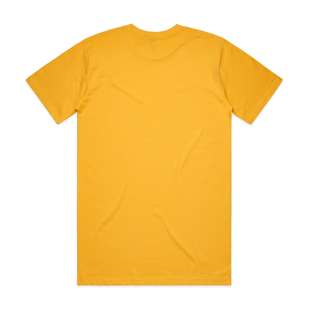 AS Colour Classic Tee 5026 - Yellow Back - Custom Printed - Print Blanc