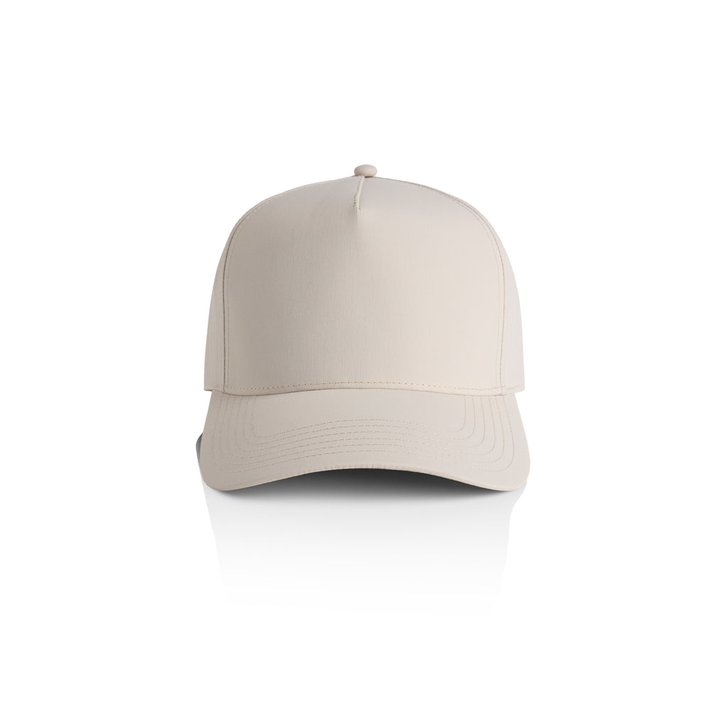 Ascolour Frame Nylon Cap 1162 Frame Nylon Cap Bone Front - Custom Printed - Print Blanc