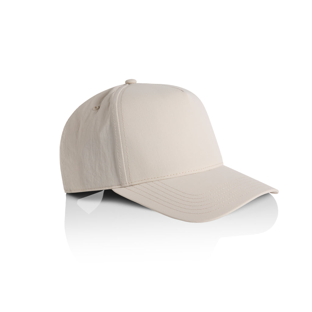 Ascolour Frame Nylon Cap 1162 Frame Nylon Cap Bone Side - Custom Printed - Print Blanc