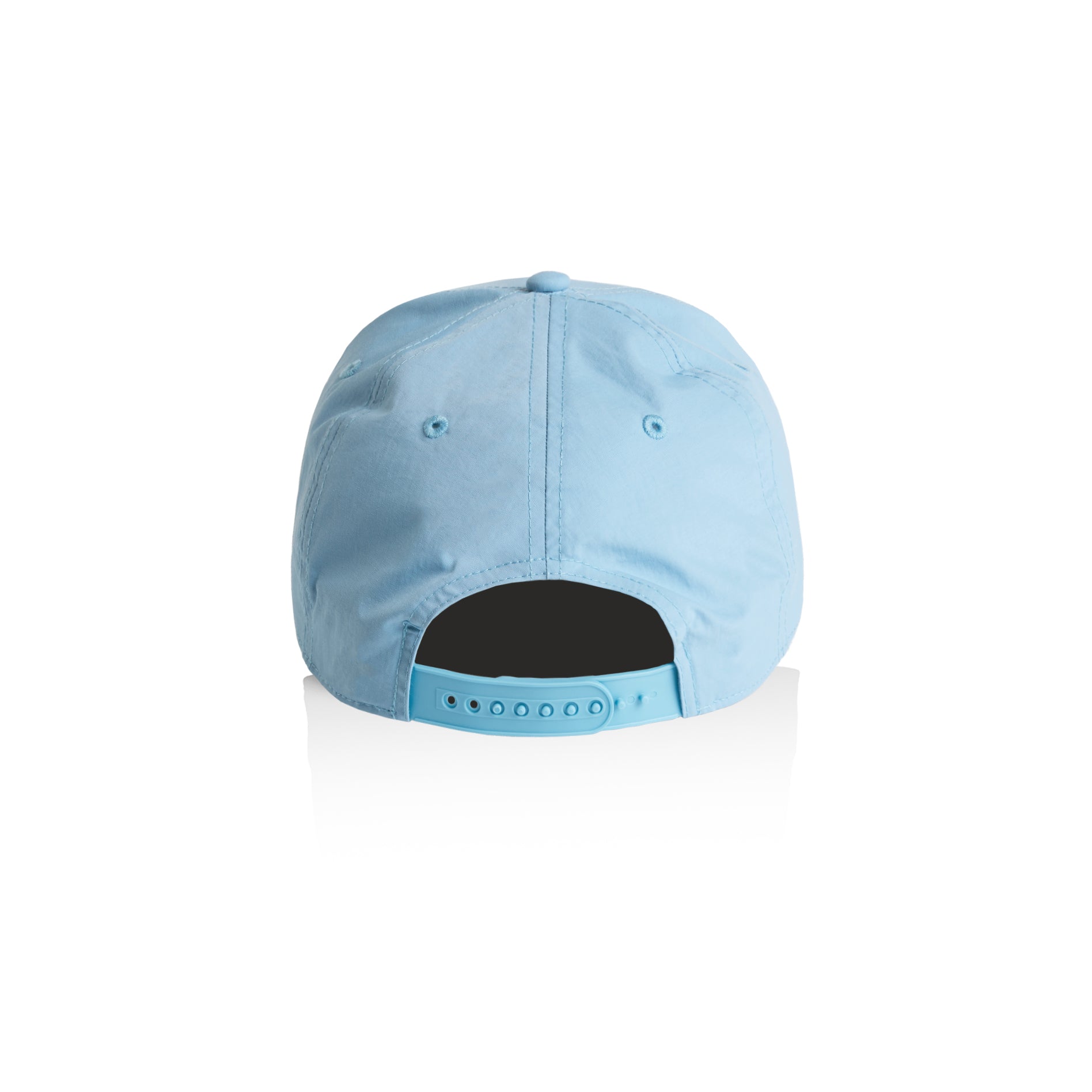 Ascolour Frame Nylon Cap 1162 Frame Nylon Cap Carolina Blue Back - Custom Printed - Print Blanc