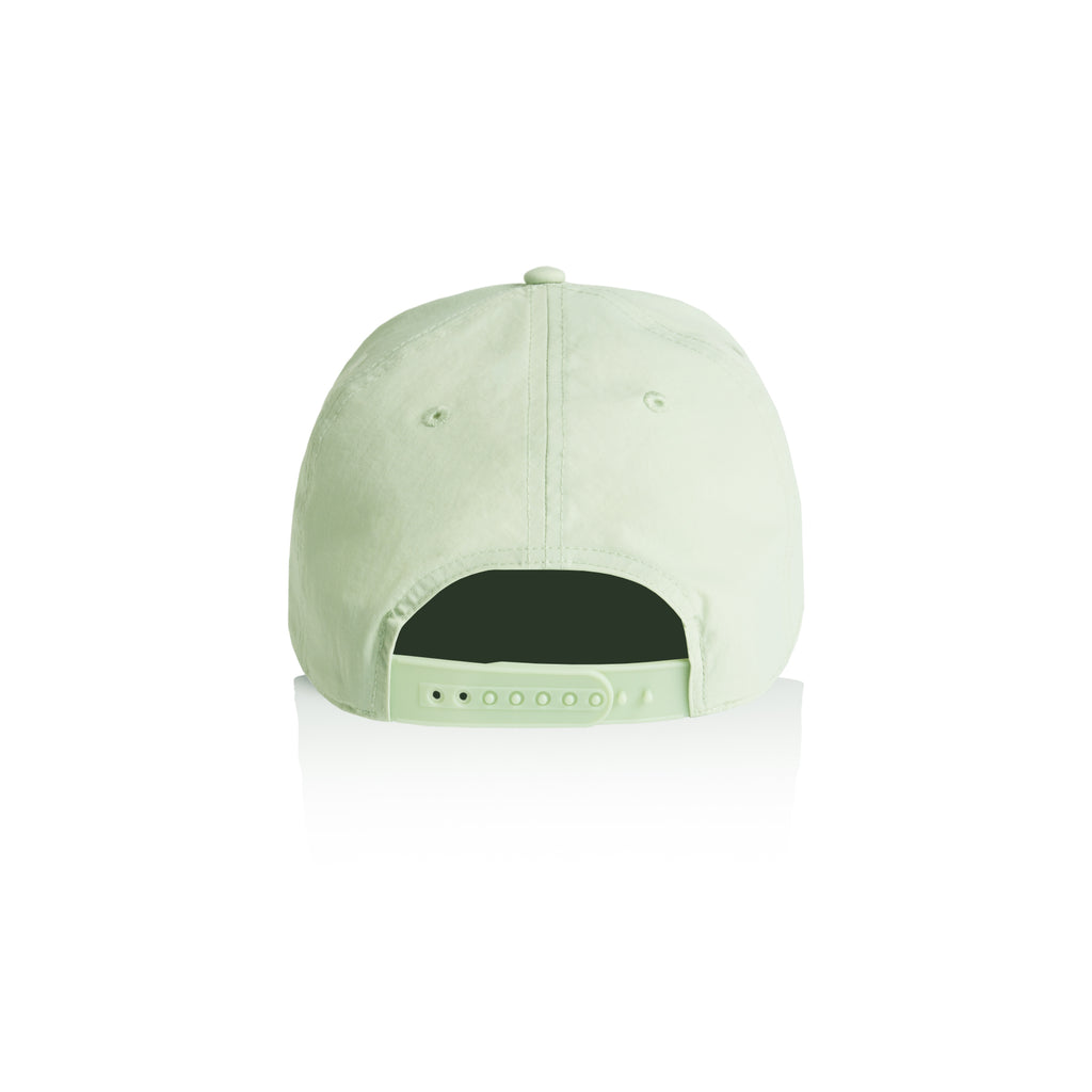 Ascolour Frame Nylon Cap 1162 Frame Nylon Cap Mint Back - Custom Printed - Print Blanc