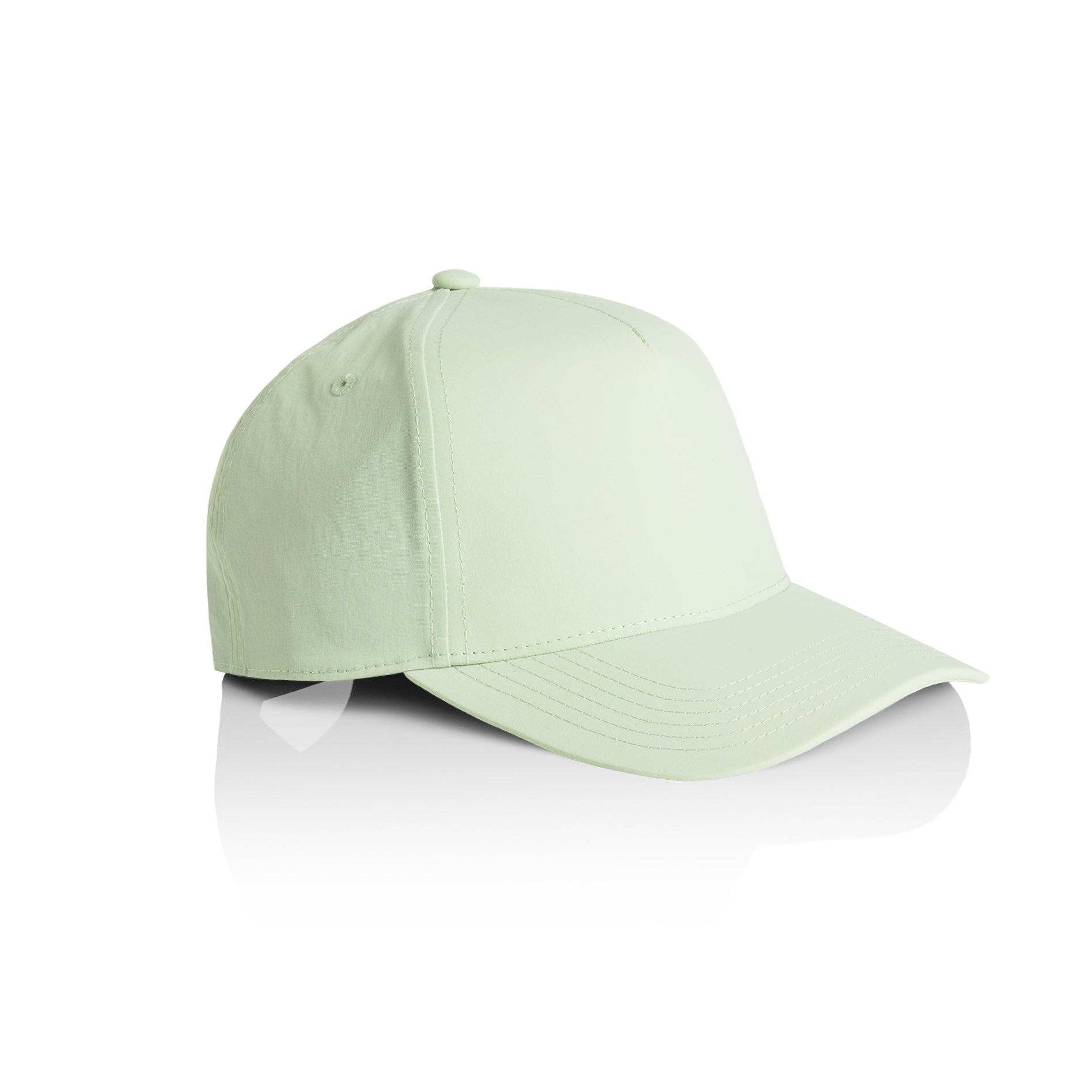 Ascolour Frame Nylon Cap 1162 Frame Nylon Cap Mint Side - Custom Printed - Print Blanc