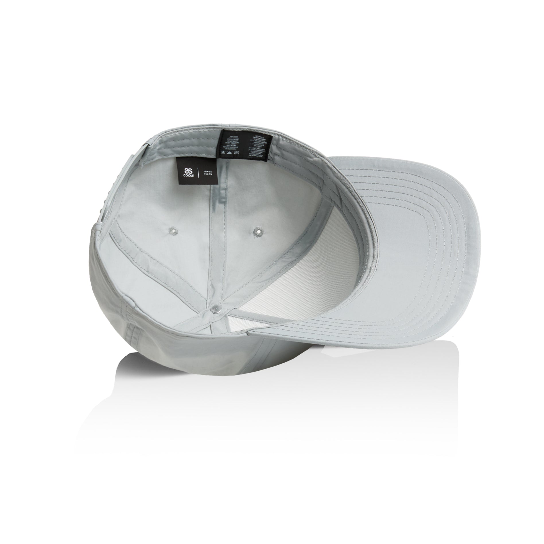 Ascolour Frame Nylon Cap 1162 Frame Nylon Cap Smoke Inside Side - Custom Printed - Print Blanc
