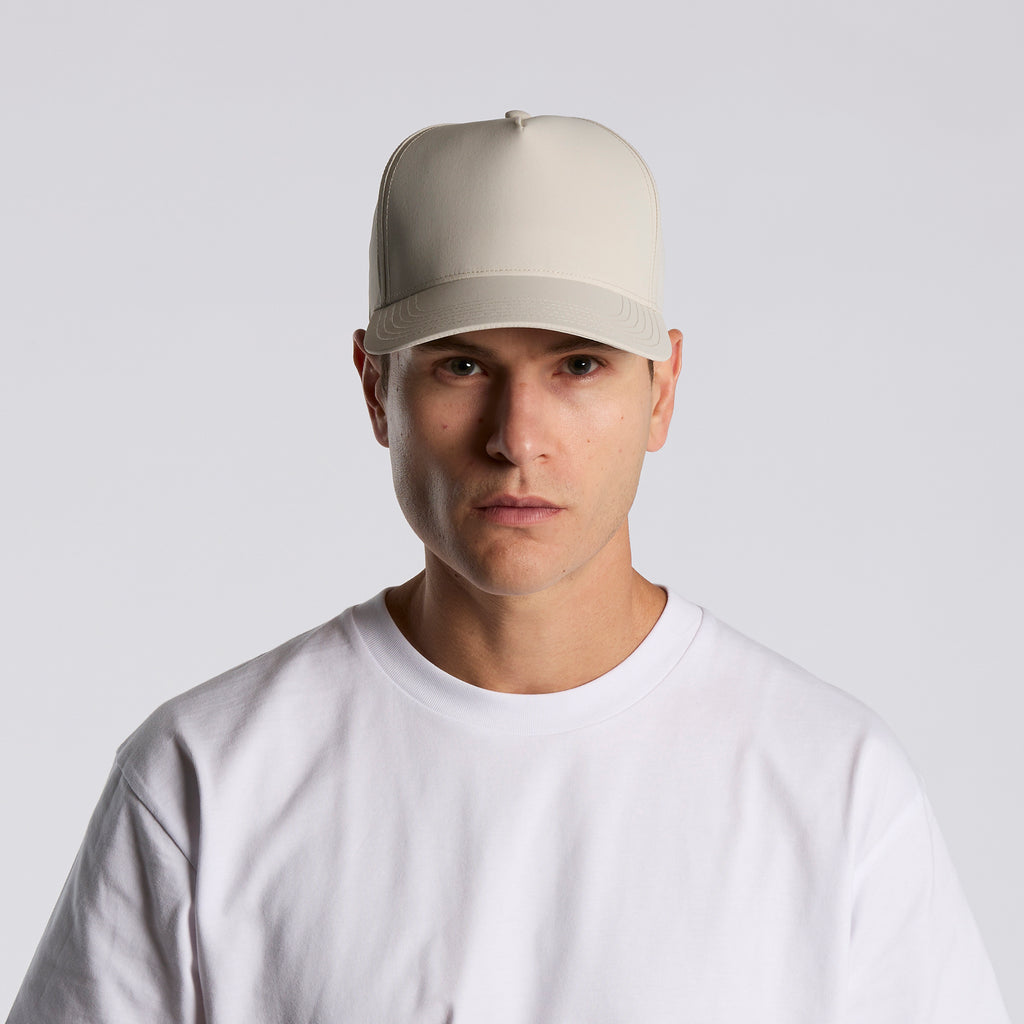 Ascolour Frame Nylon Cap 1162 Frame Nylon Cap Turn Front - Custom Printed - Print Blanc