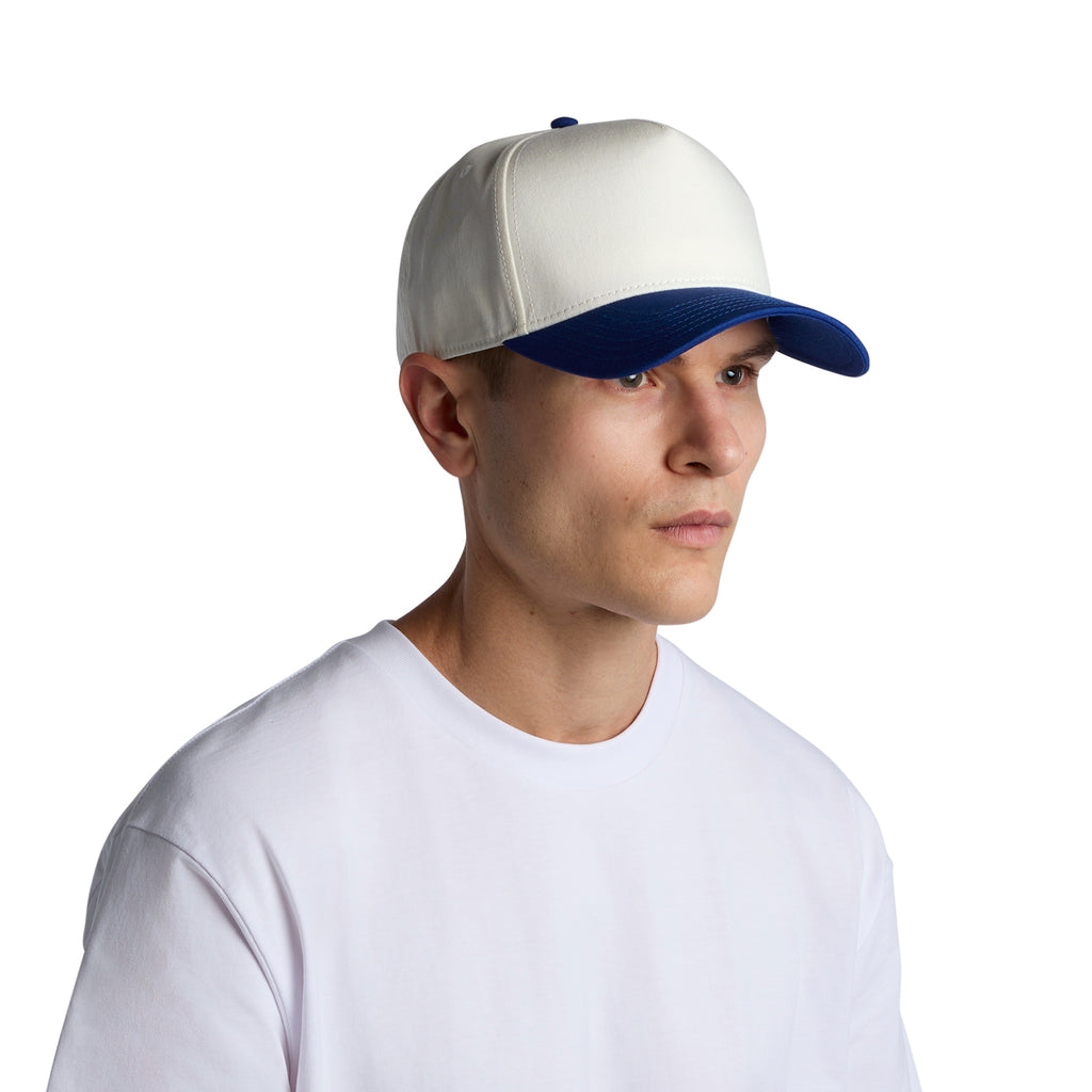Ascolour Frame Two Tone Cap 1165 Frame Two Tone Cap Front - Custom Printed - Print Blanc