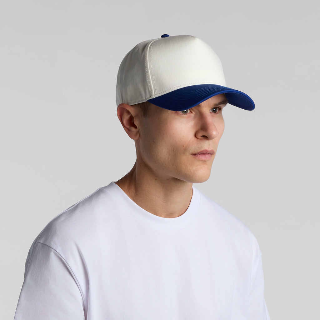 Ascolour Frame Two Tone Cap 1165 Frame Two Tone Cap Main Front - Custom Printed - Print Blanc