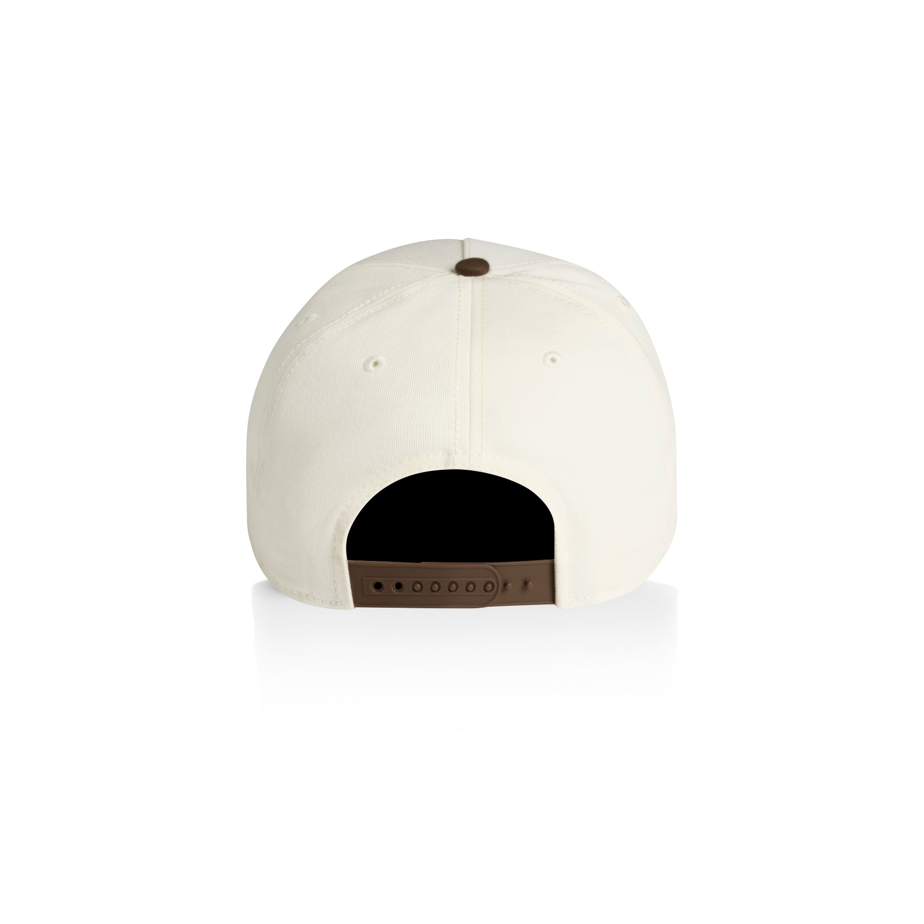 Ascolour Frame Two Tone Cap 1165 Frame Two Tone Cap Natural Walnut Back - Custom Printed - Print Blanc