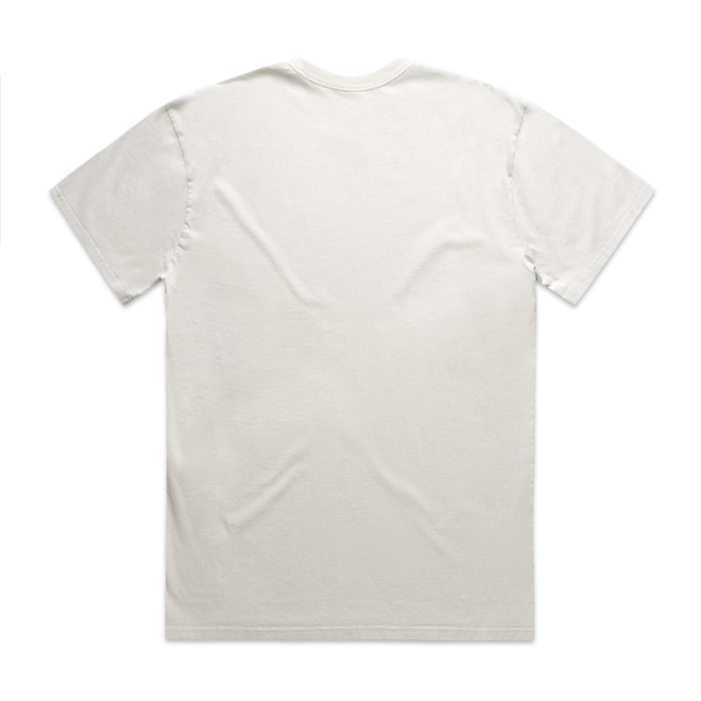 AS Colour Heavy Faded Tee 5082 - Faded Bone Back - Custom Printed - Print Blanc