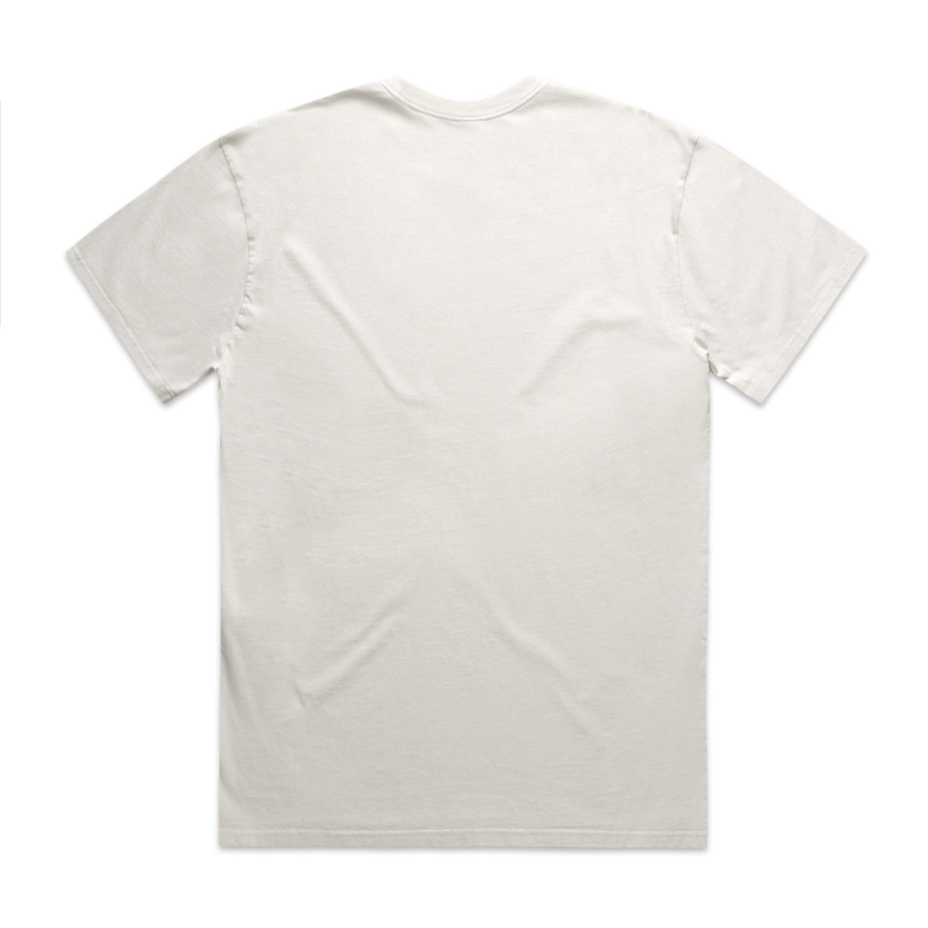 AS Colour Heavy Faded Tee 5082 - Faded Bone Back - Custom Printed - Print Blanc
