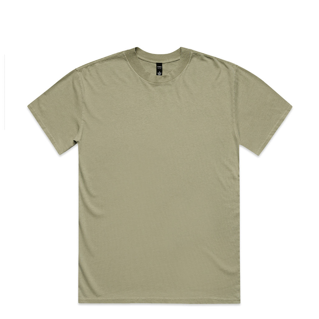 AS Colour Heavy Faded Tee 5082 - Faded Eucalyptus Thumb Front - Custom Printed - Print Blanc