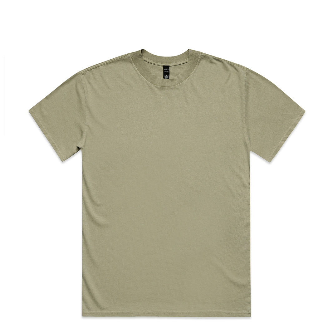AS Colour Heavy Faded Tee 5082 - Faded Eucalyptus Thumb Front - Custom Printed - Print Blanc