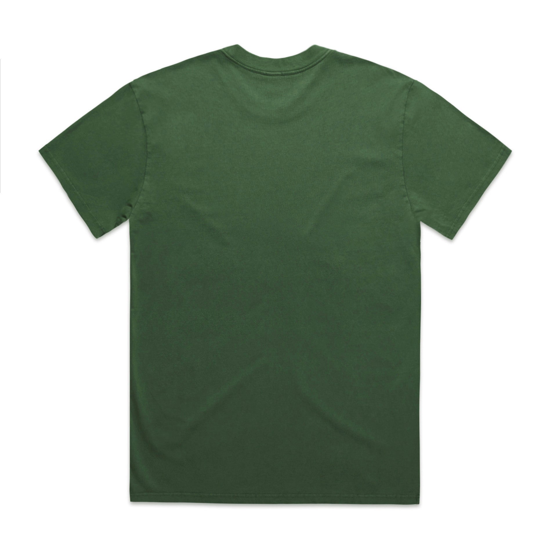 AS Colour Heavy Faded Tee 5082 - Faded Forest Back - Custom Printed - Print Blanc