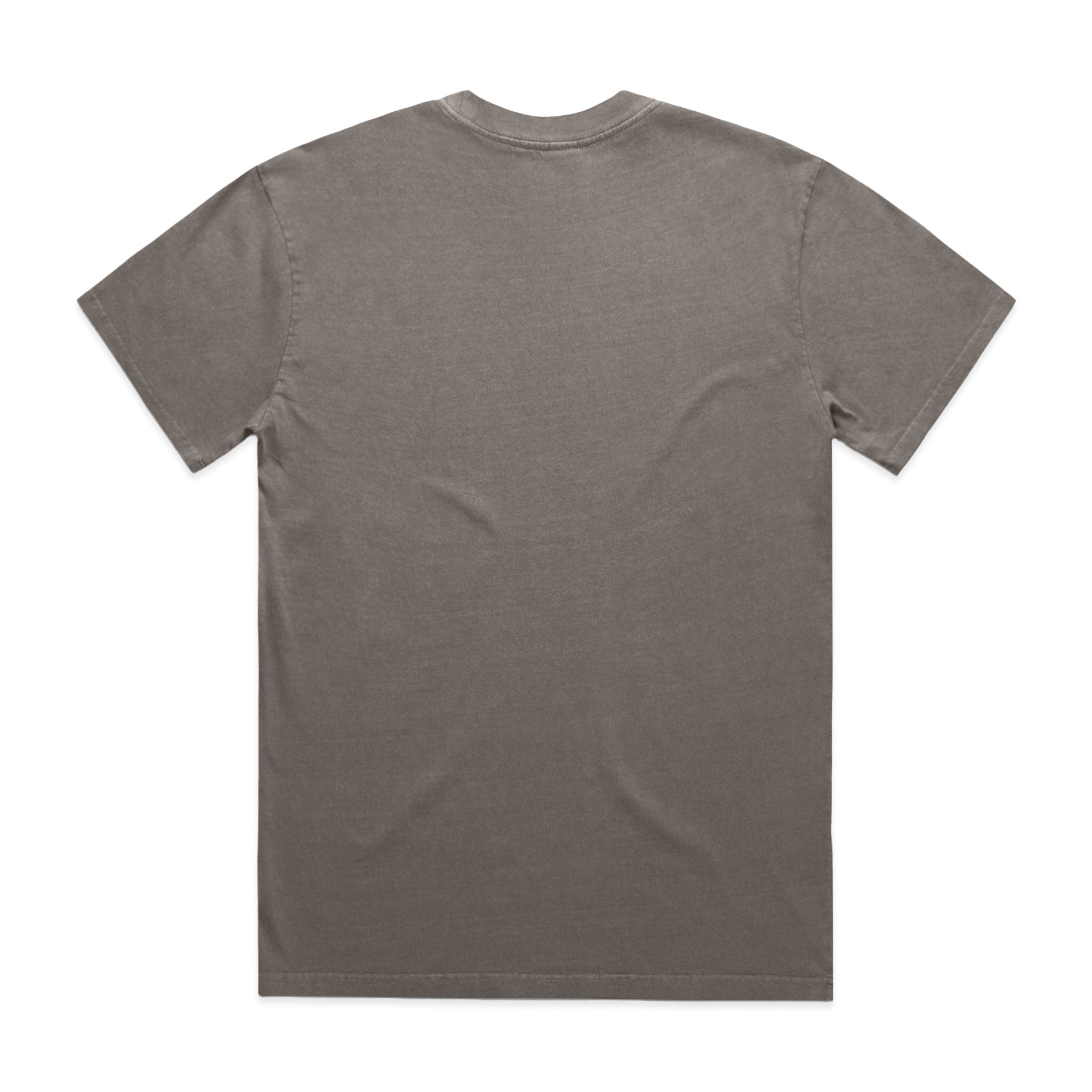 AS Colour Heavy Faded Tee 5082 - Faded Grey Back - Custom Printed - Print Blanc