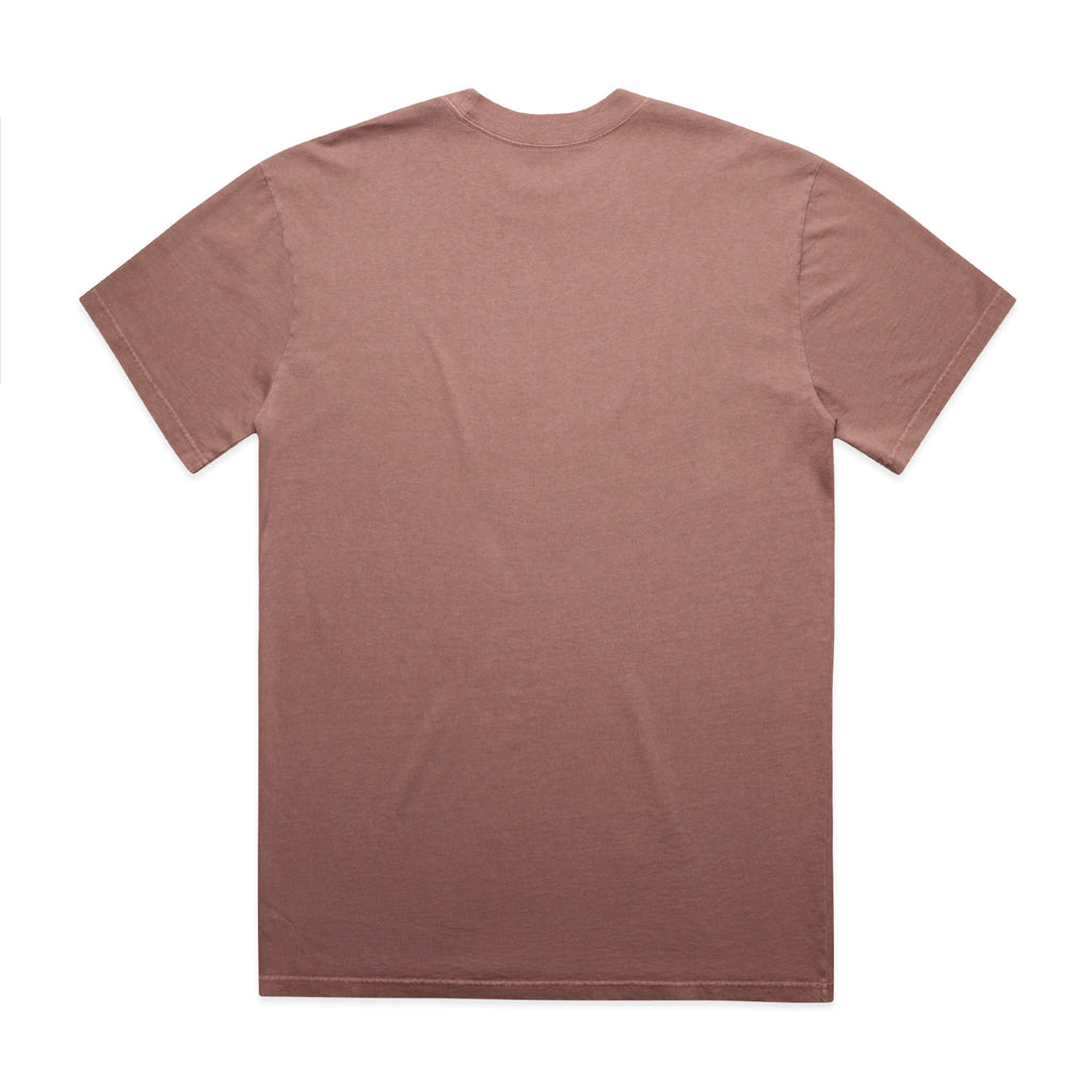 AS Colour Heavy Faded Tee 5082 - Faded Pink Back - Custom Printed - Print Blanc