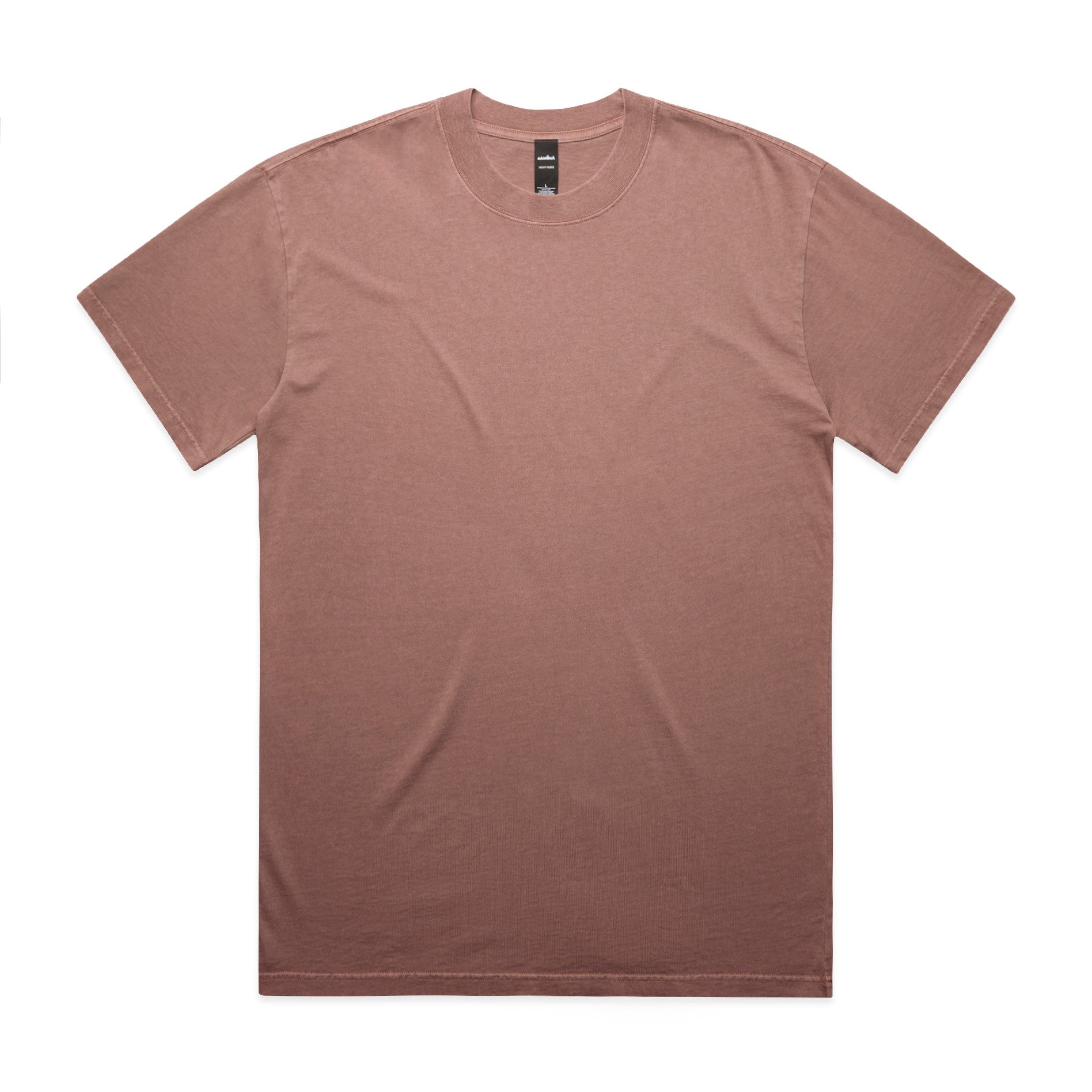 AS Colour Heavy Faded Tee 5082 - Faded Pink Front - Custom Printed - Print Blanc