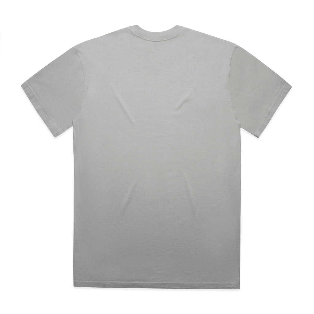 AS Colour Heavy Faded Tee 5082 - Faded Storm Back - Custom Printed - Print Blanc