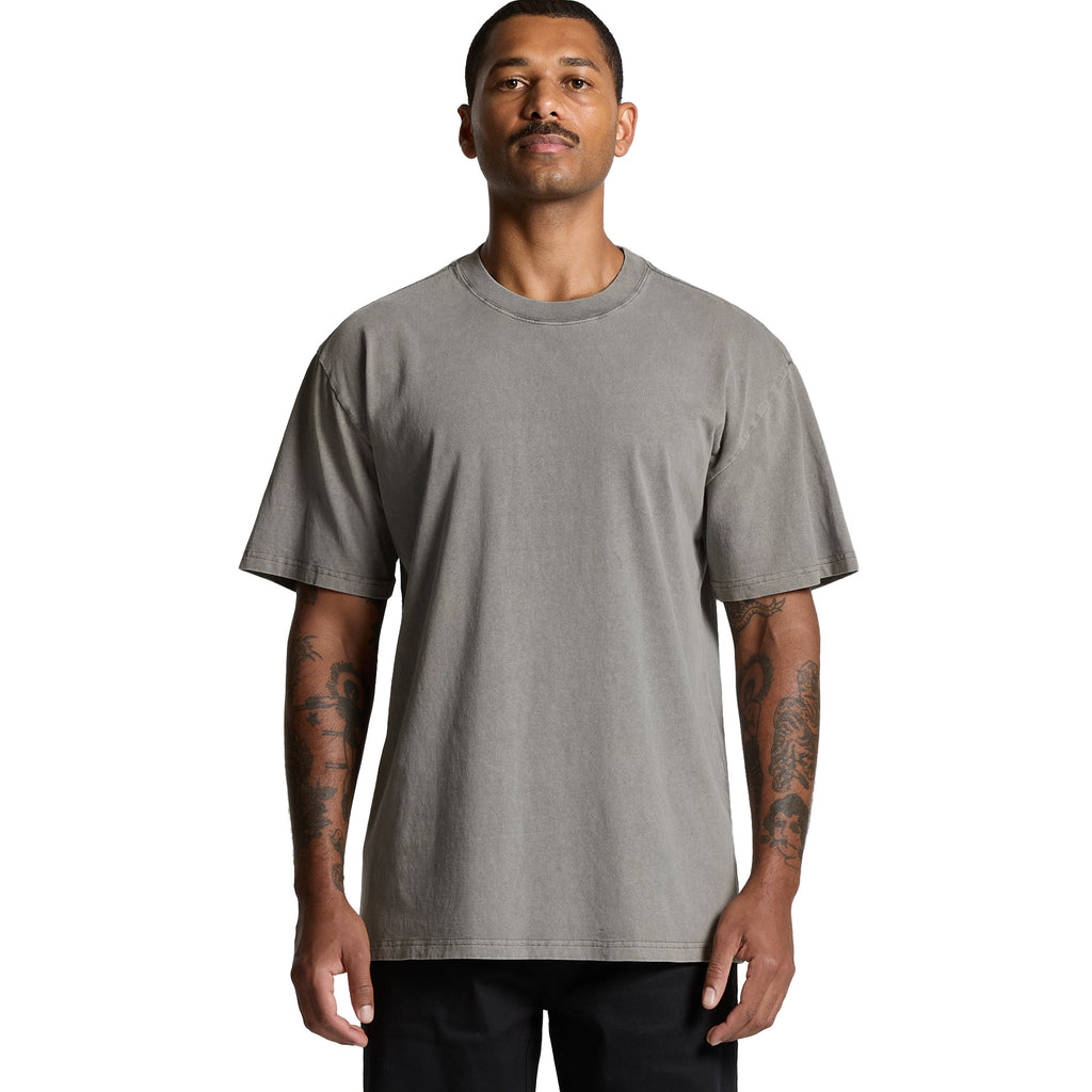 AS Colour Heavy Faded Tee 5082 - Main Front - Custom Printed - Print Blanc