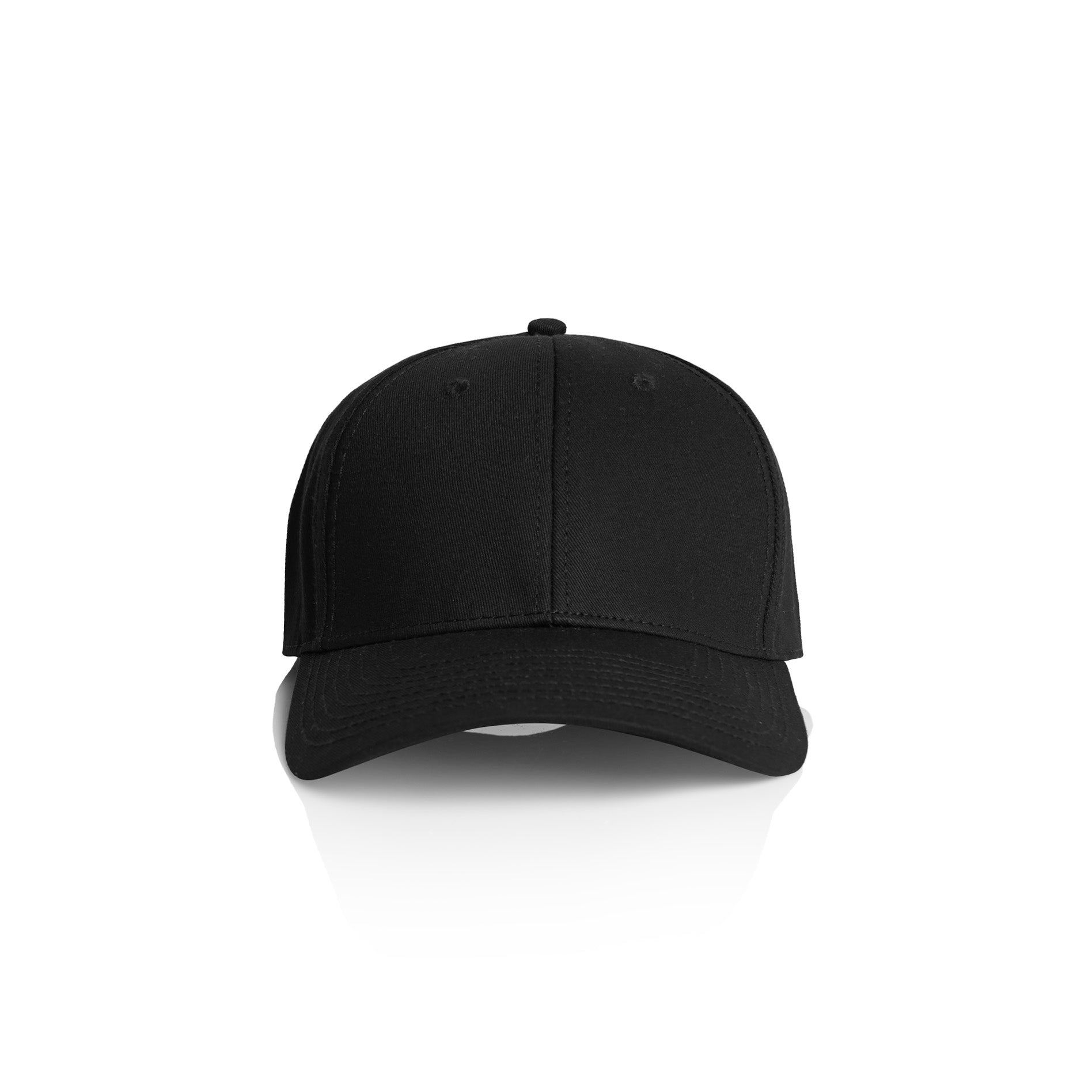 Ascolour Icon Cap 1140 Icon Cap Black Front Print Blanc 1 - Custom Printed - Print Blanc