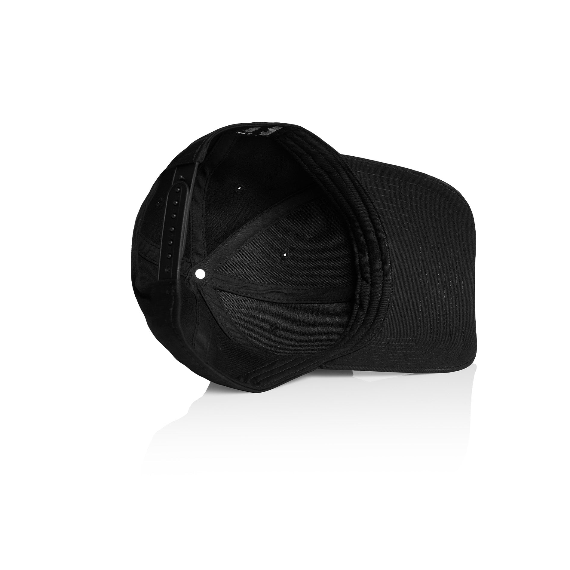 Ascolour Icon Cap 1140 Icon Cap Black Inside Side - Custom Printed - Print Blanc