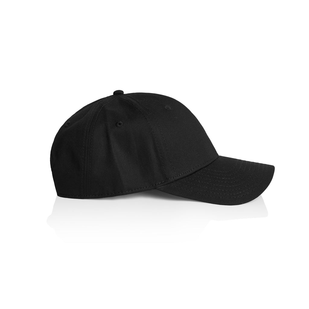 Ascolour Icon Cap 1140 Icon Cap Black Side - Custom Printed - Print Blanc