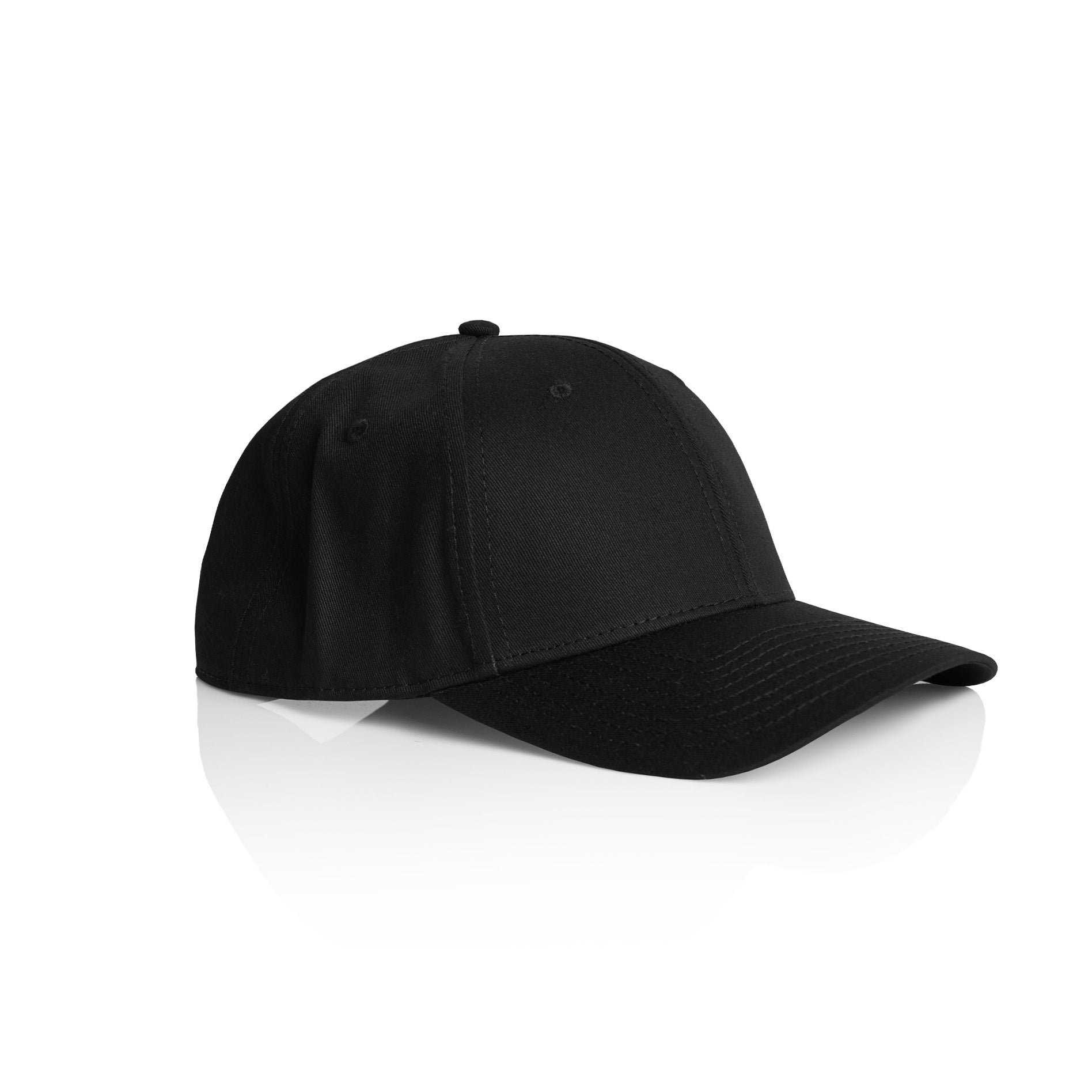 Ascolour Icon Cap 1140 Icon Cap Black Side - Custom Printed - Print Blanc