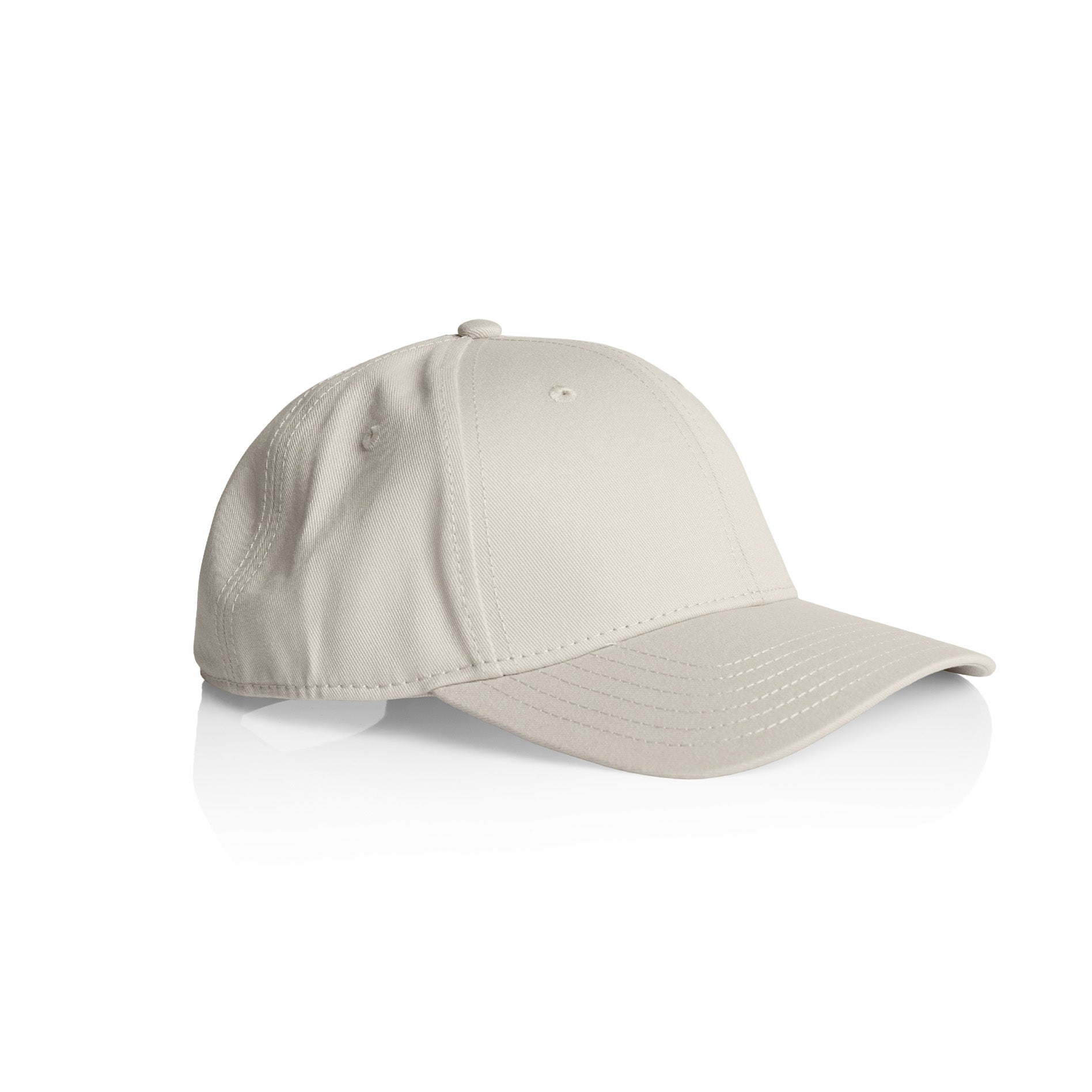 Ascolour Icon Cap 1140 Icon Cap Bone Front - Custom Printed - Print Blanc
